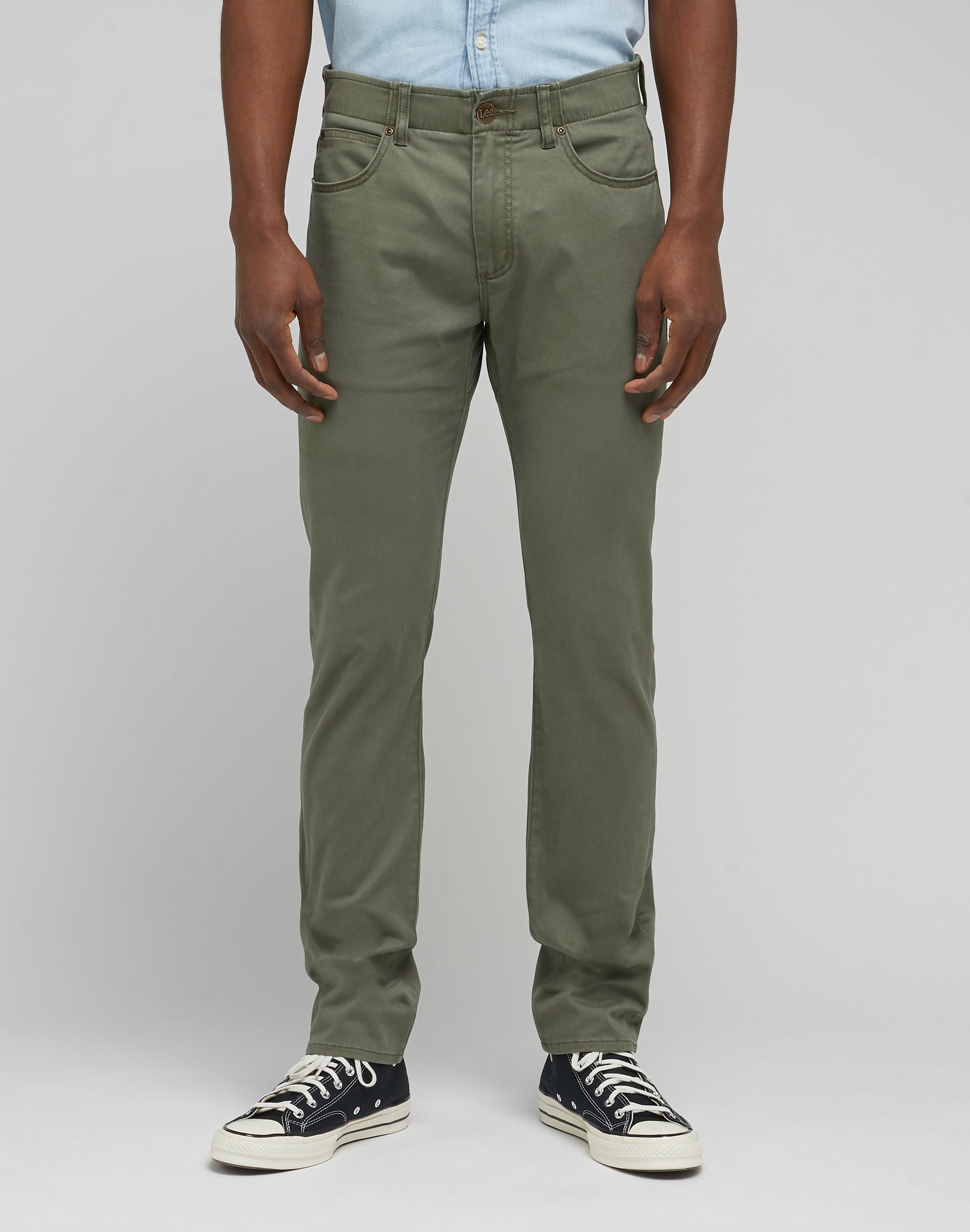 Slim Fit MVP in Muted Olive Pants Lee   