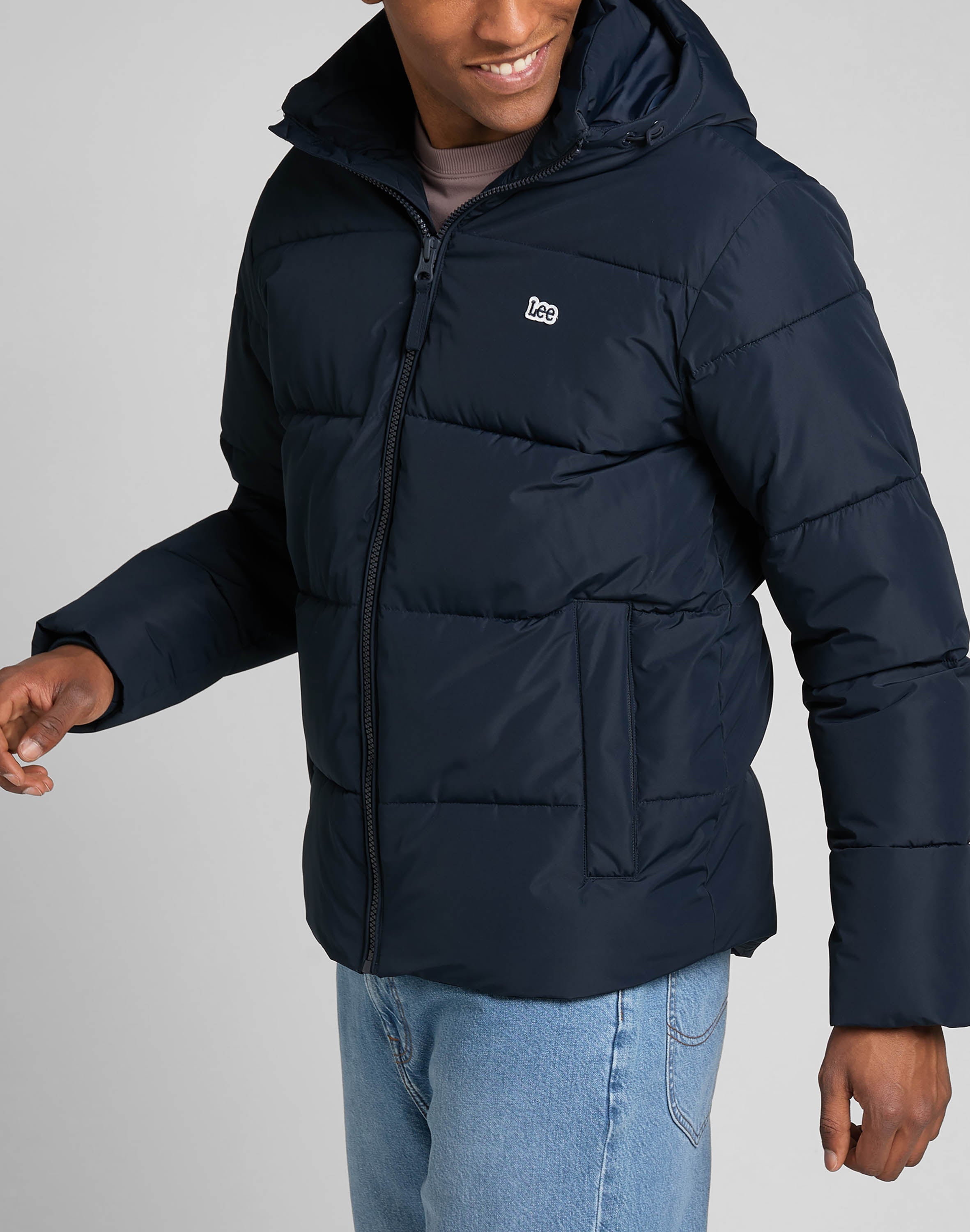 Puffer Jacket in Sky Captain Jackets Lee   