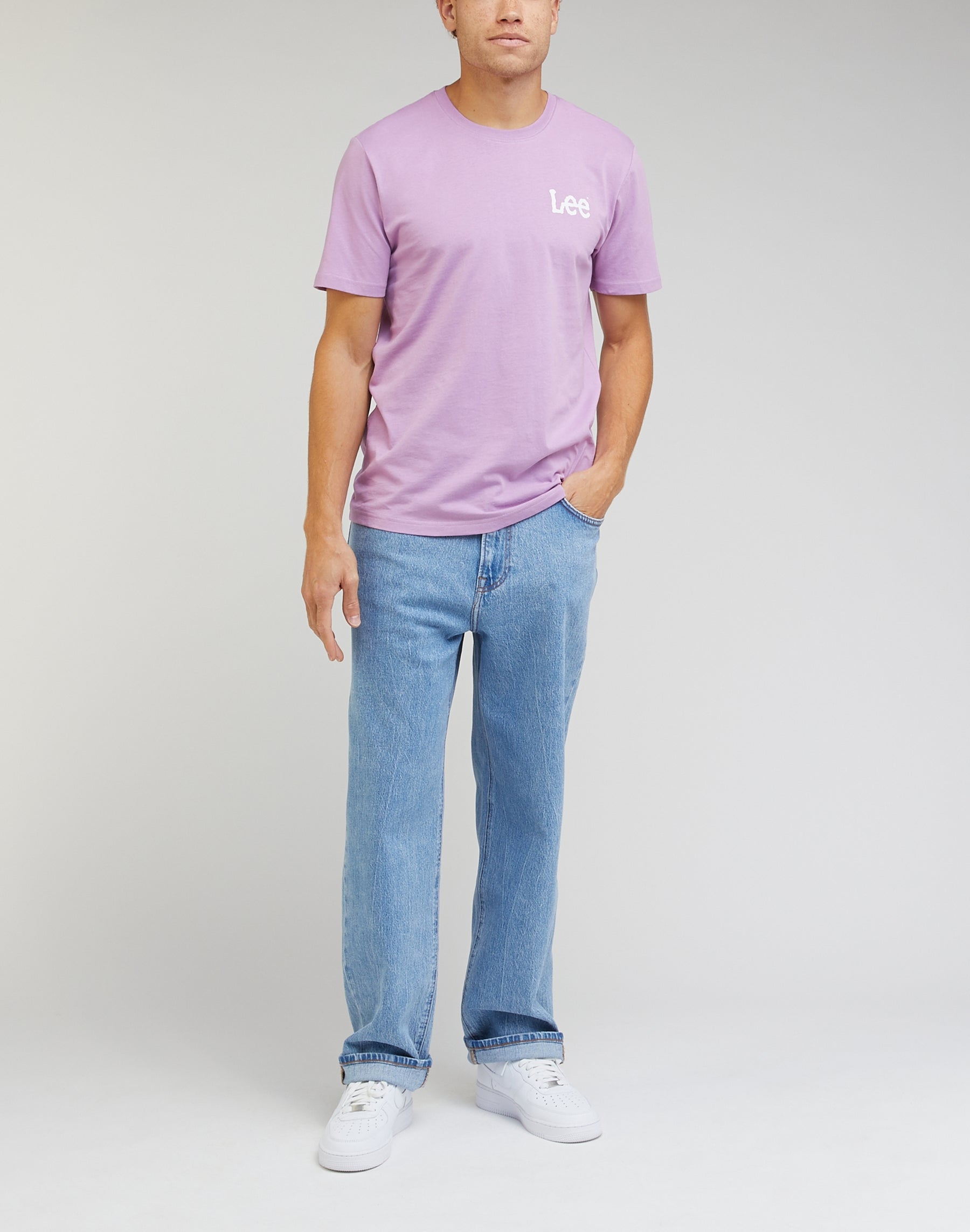 Medium Wobbly Lee Tee in Pansy T-Shirts Lee   