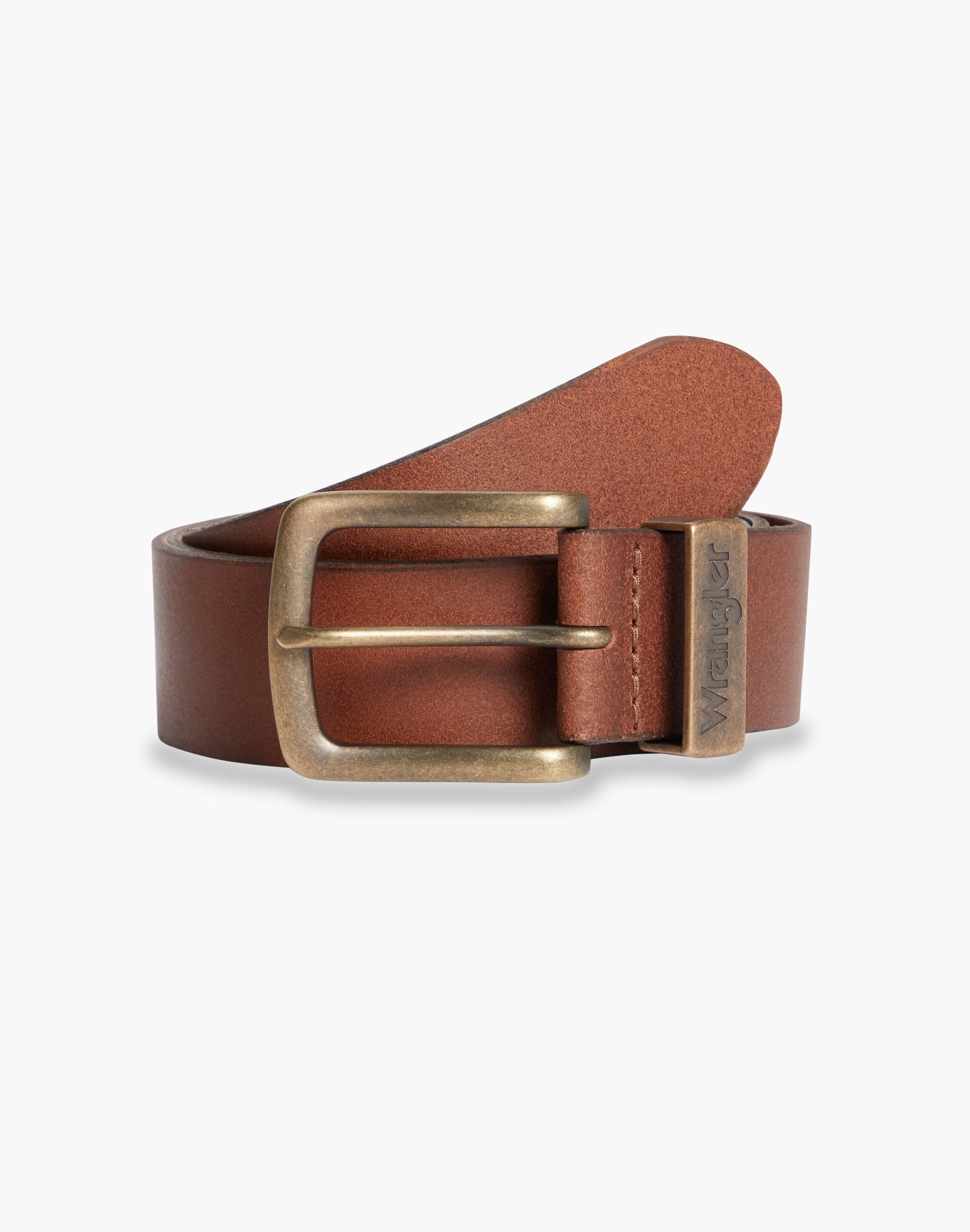 Metal Loop Belt in Cognac Belt Wrangler   