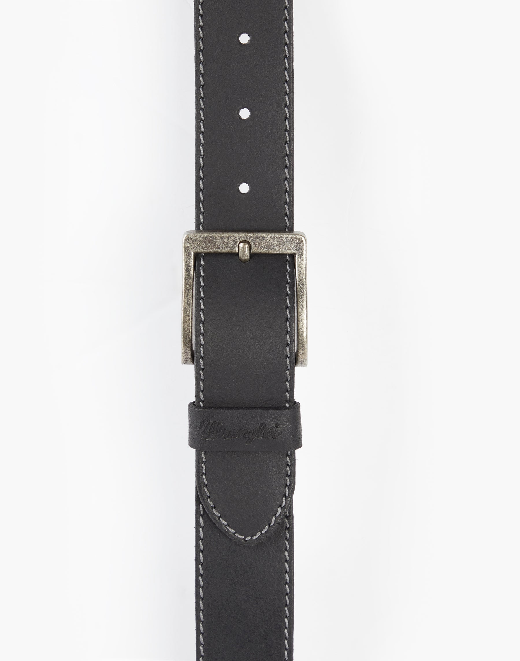 Stitched Belt in Black Belt Wrangler   