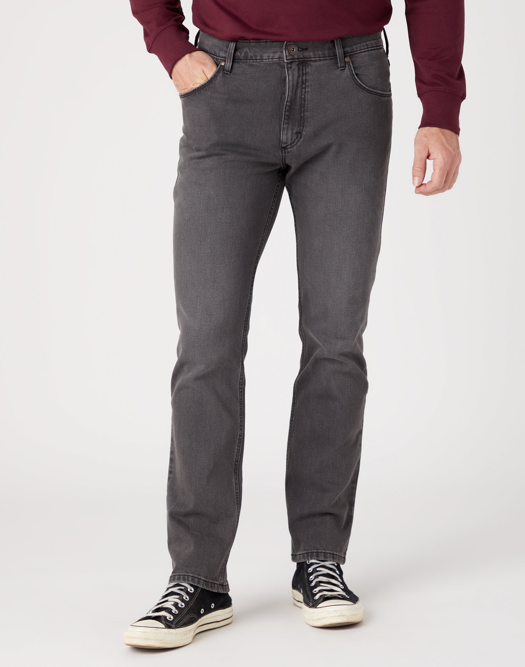 Regular Low Stretch in Authentic Grey Jeans Wrangler   