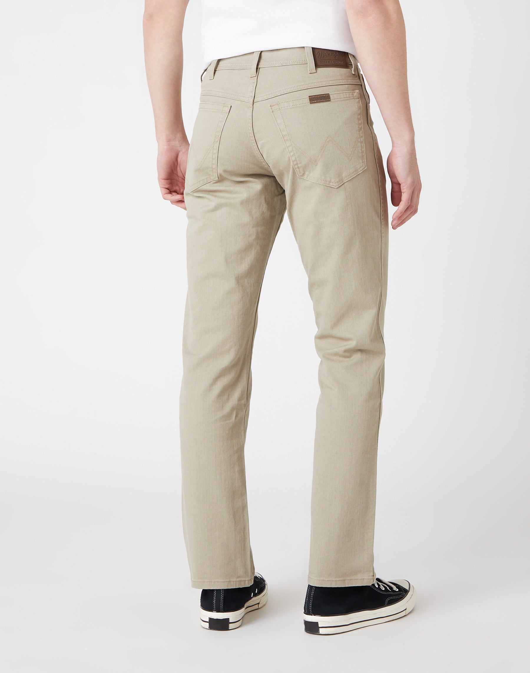 Regular Fit Low Stretch in Camel Pants Wrangler   