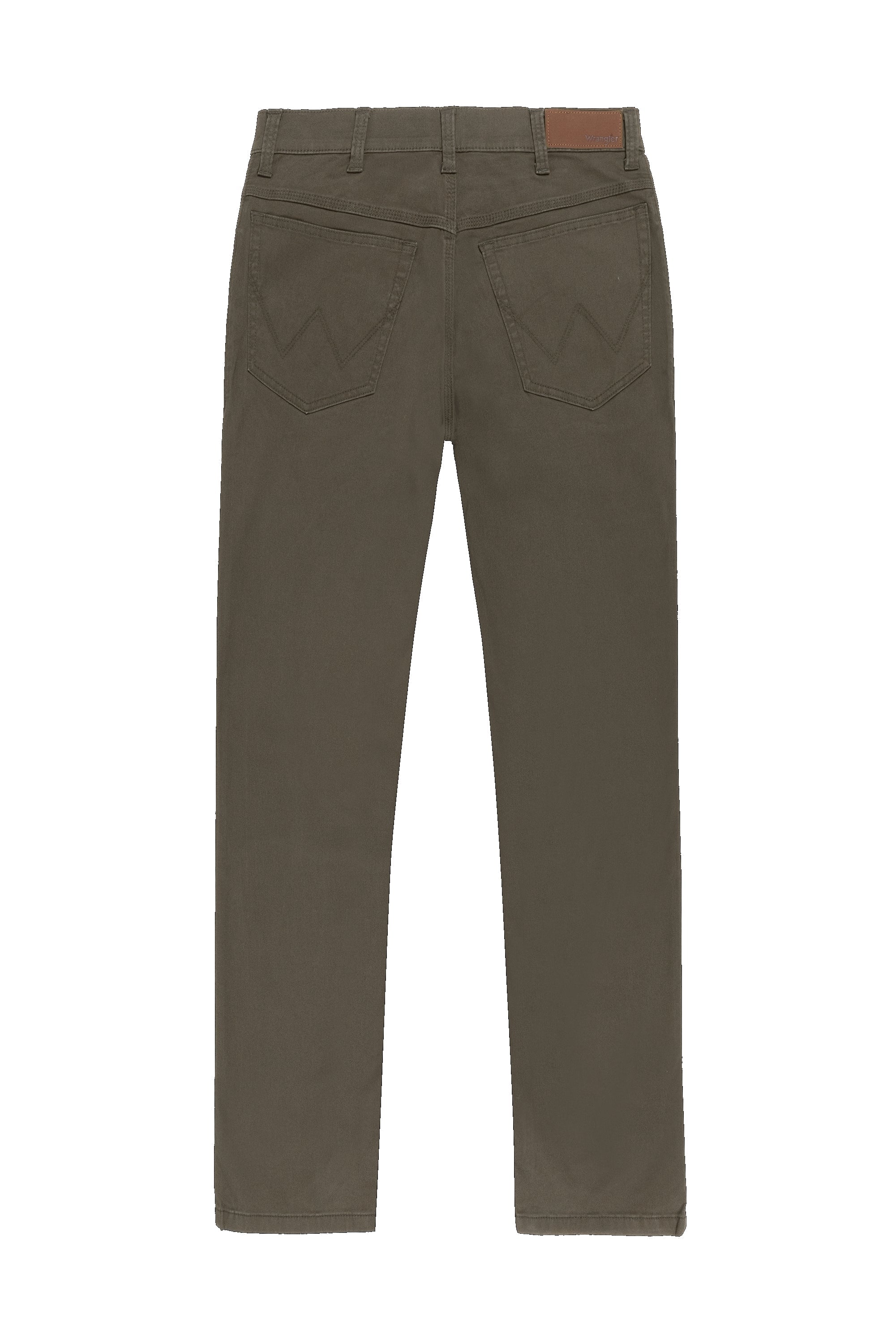 Straight Medium Stretch in Frontier Olive Pants Wrangler   