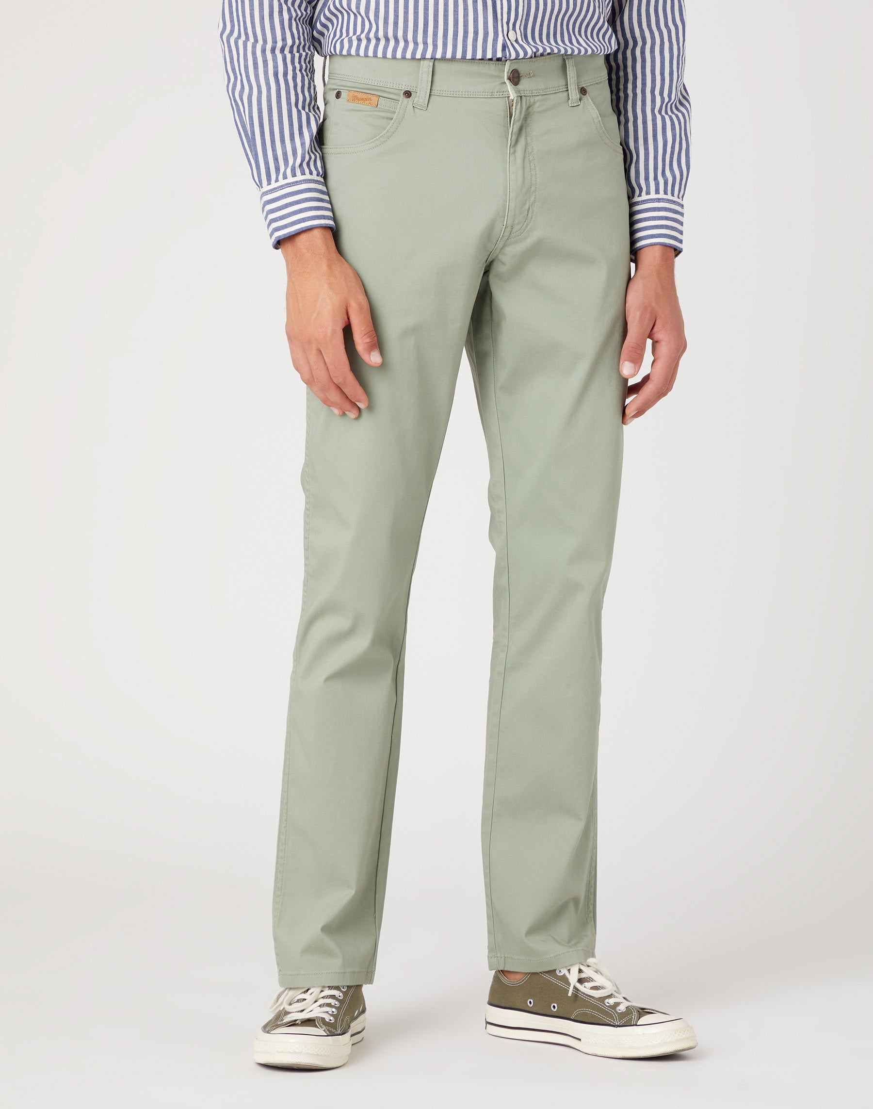 Texas Slim Medium Stretch in Sea Grass Pants Wrangler   