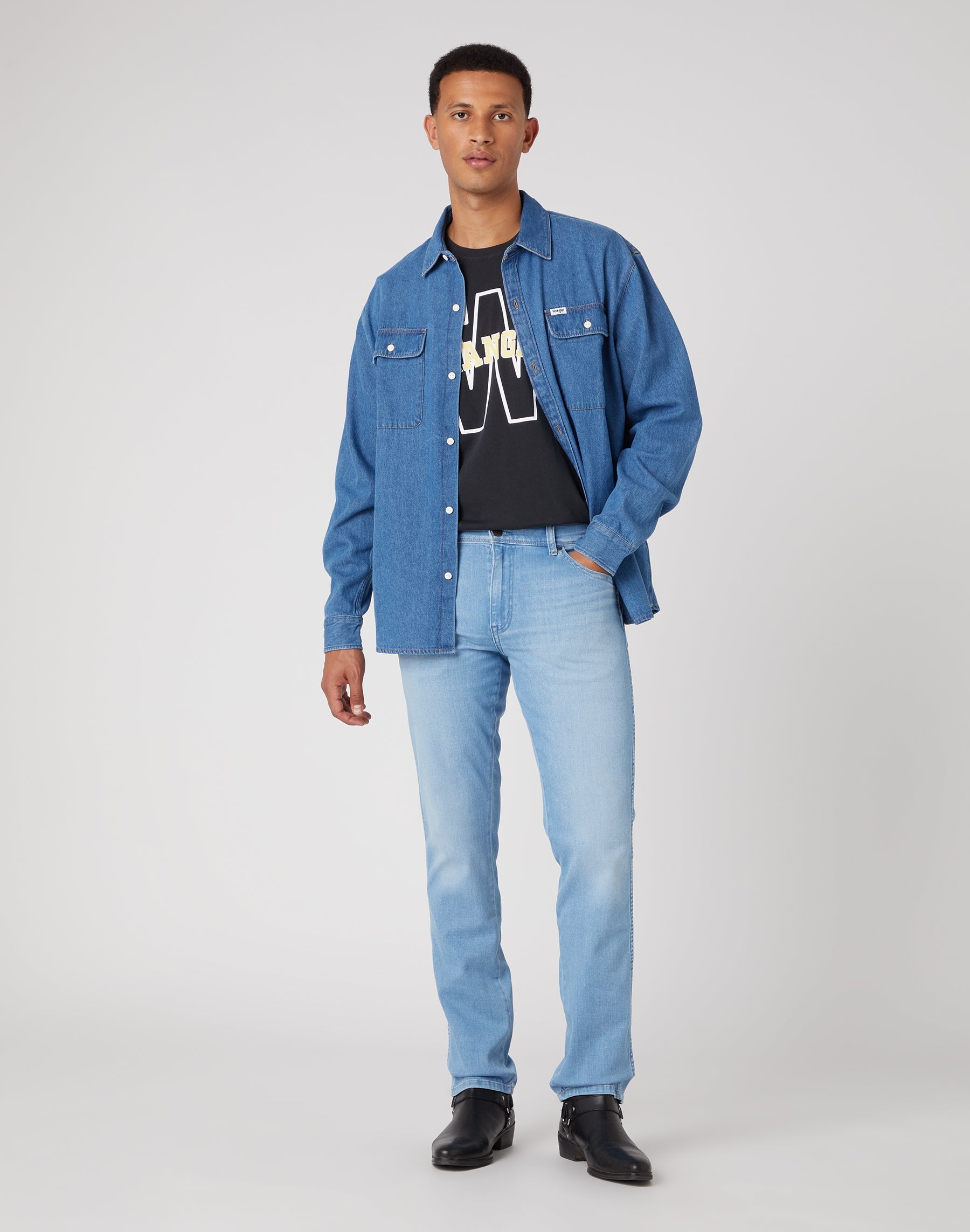 Texas Slim Low Stretch in Spot Lite Jeans Wrangler   