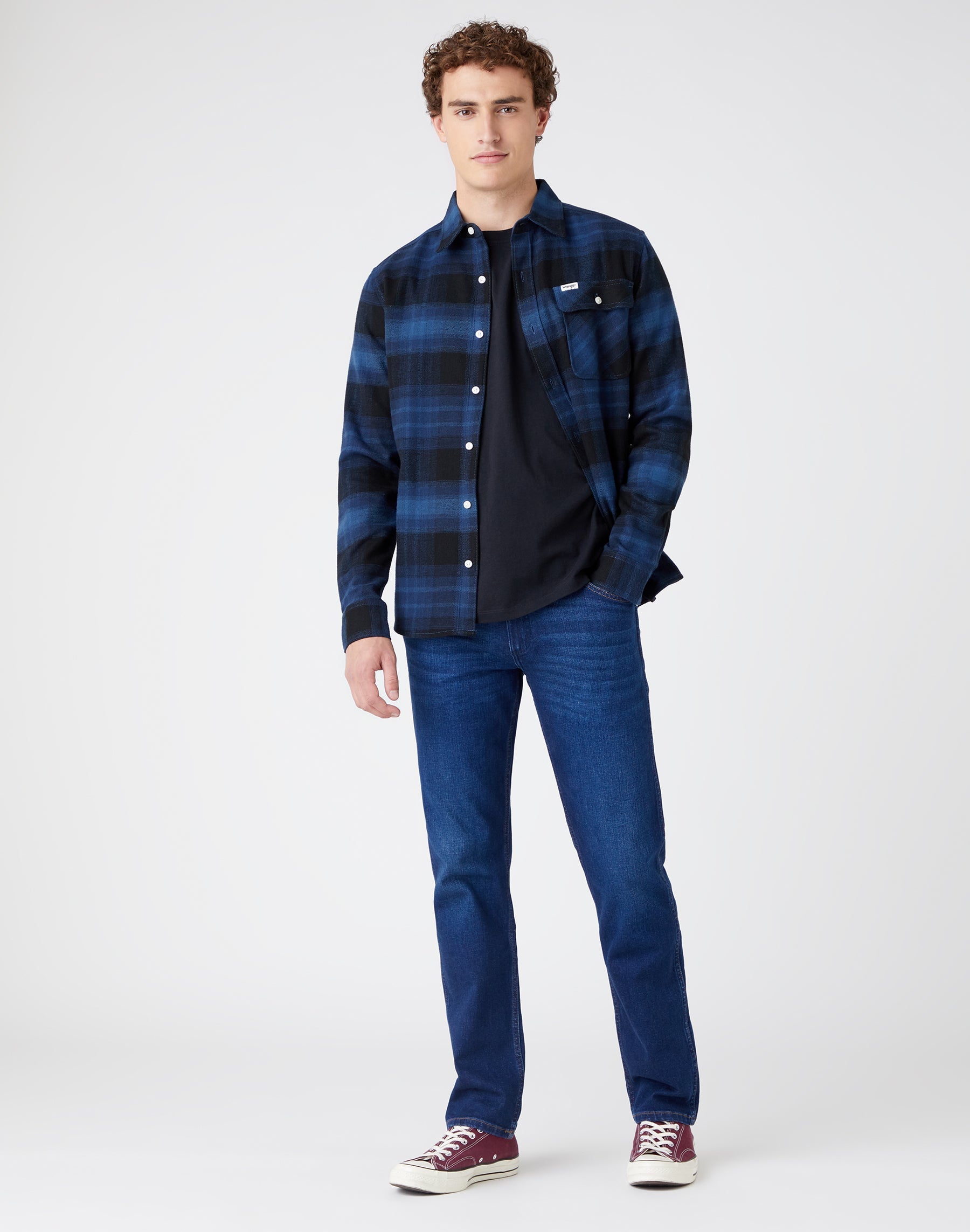 Greensboro Medium Stretch in The Bullseye Jeans Wrangler   