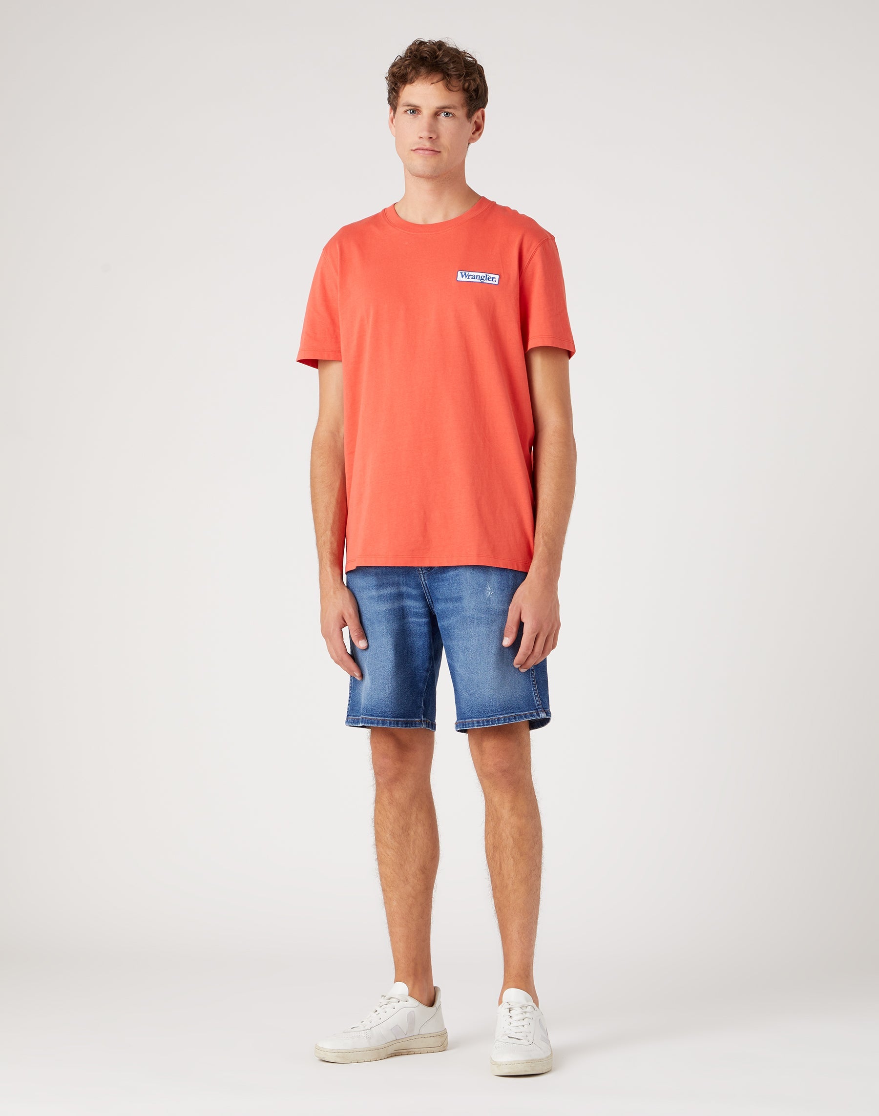 Frontier Short in Be Cool Jean Shorts Wrangler   