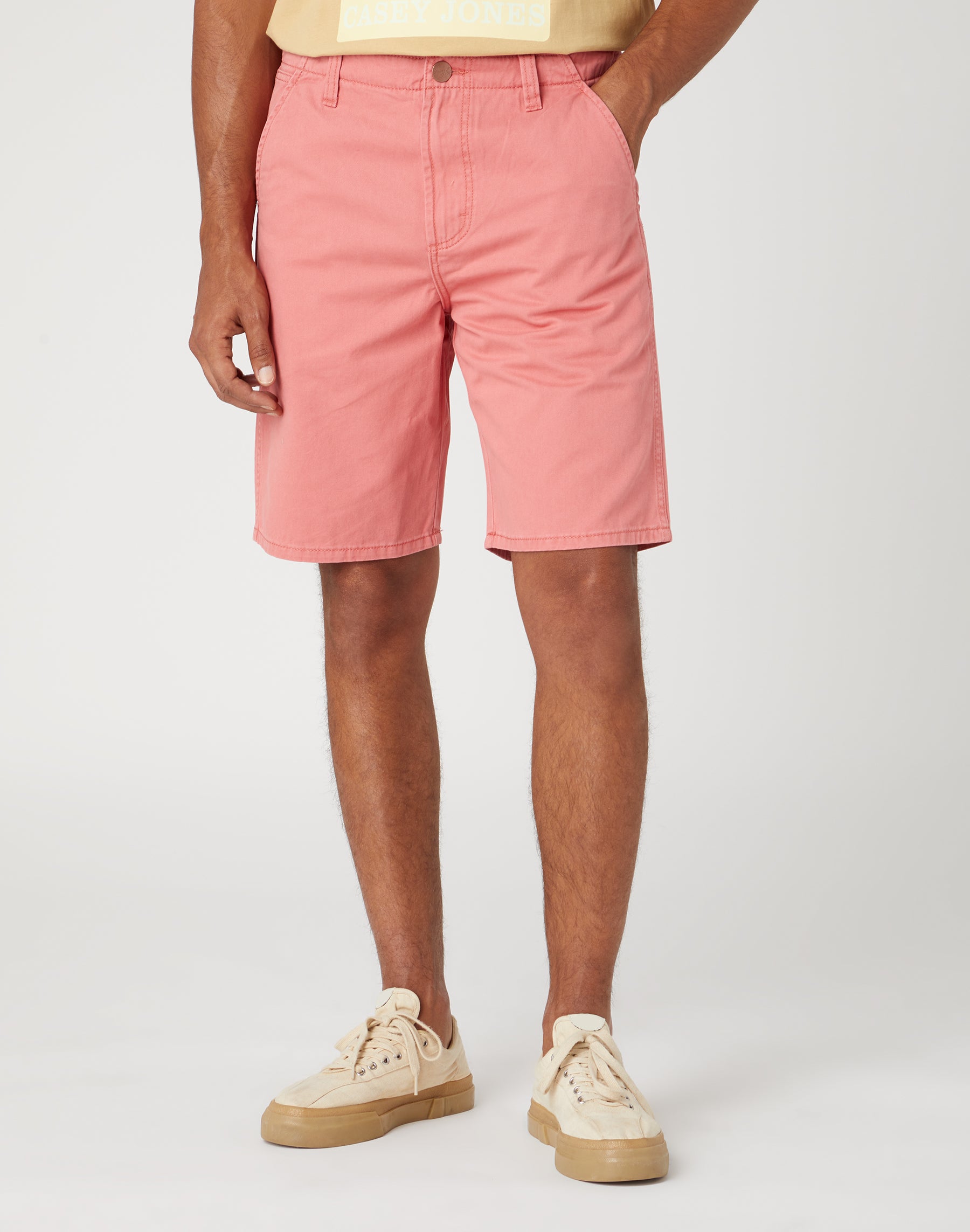 Casey Jones Chino Shorts in Faded Rose Shorts Wrangler   