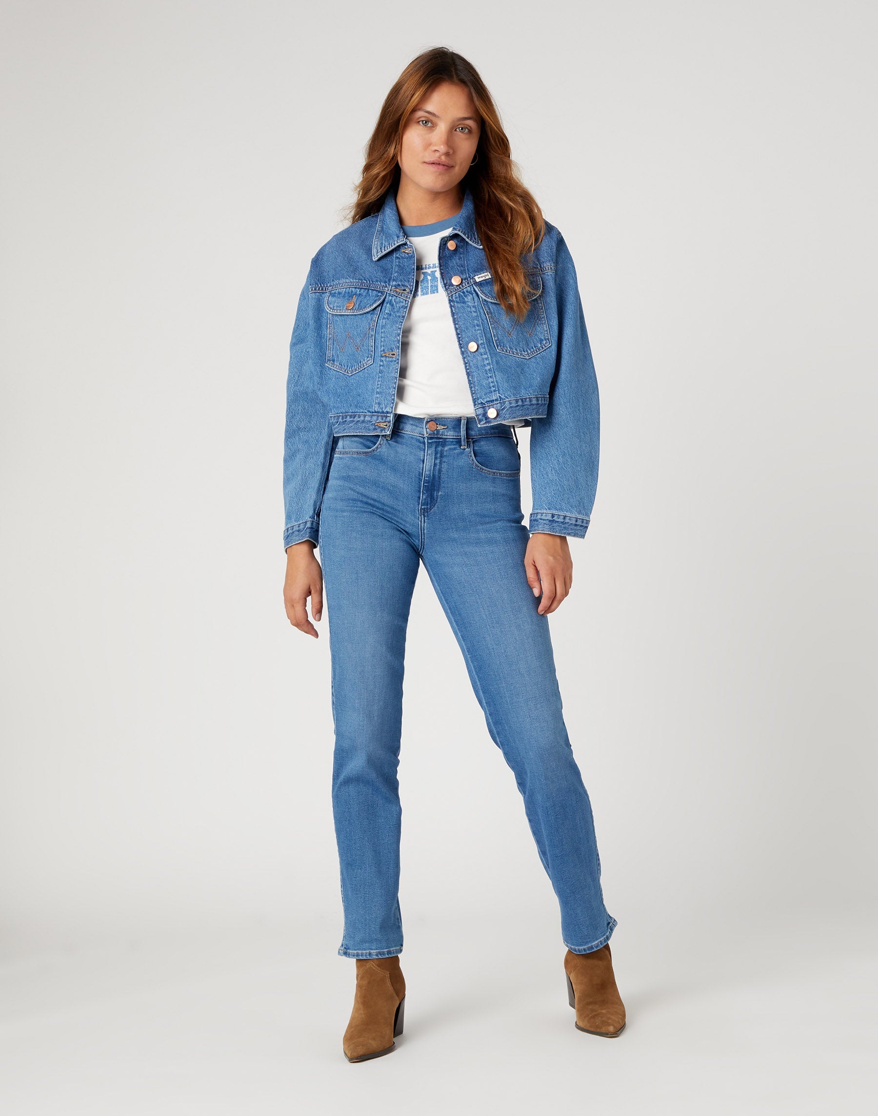 Straight in Aurelia Jeans Wrangler   