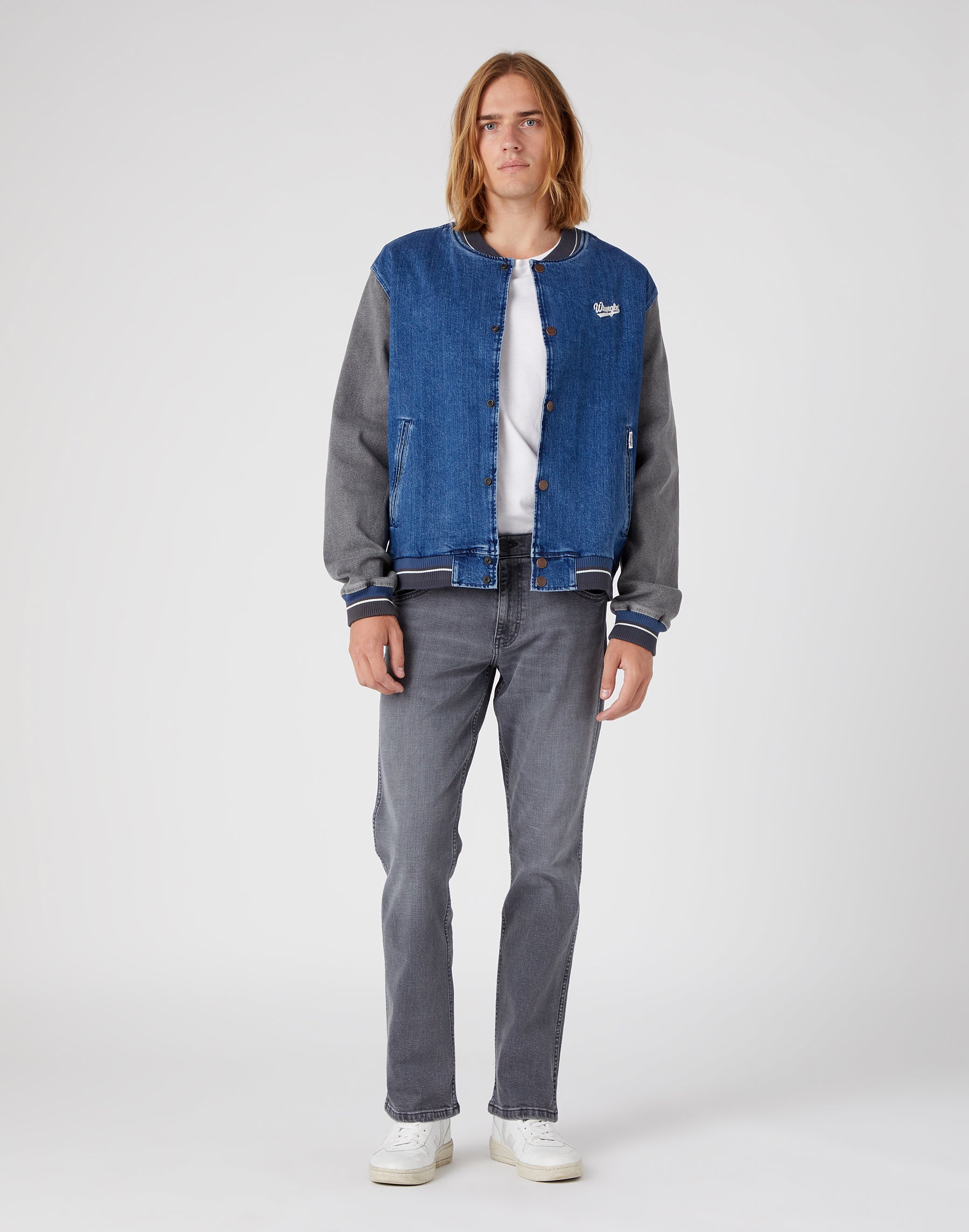 Baseball Jacket in Easy Indigo Jackets Wrangler   