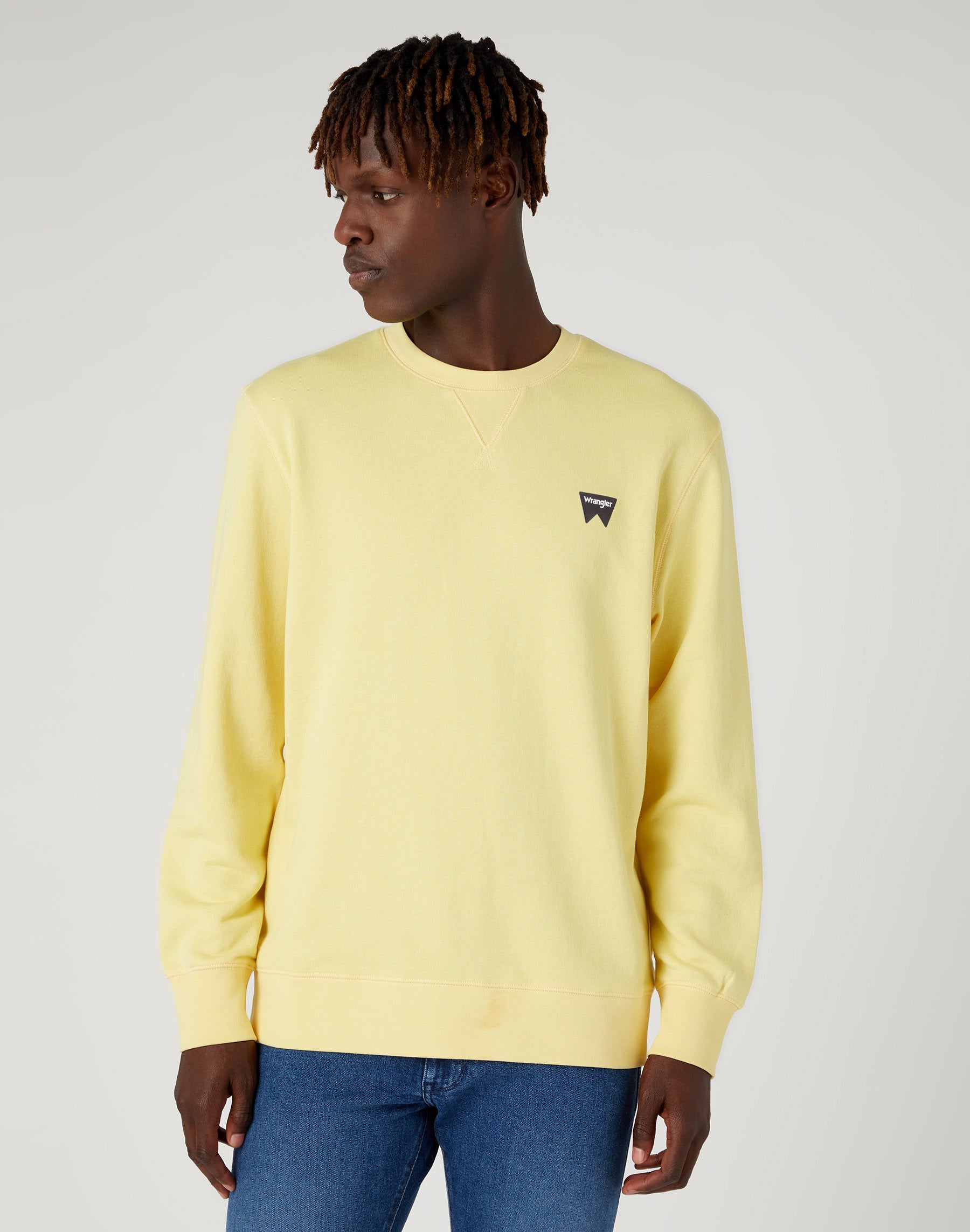 Sign Off Crew in Pineapple Slice Sweatshirts Wrangler   