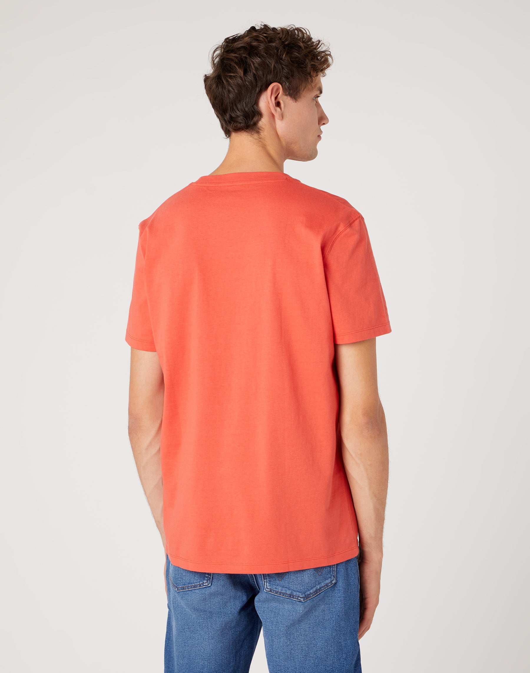 Logo Tee in Paprika T-shirts Wrangler   