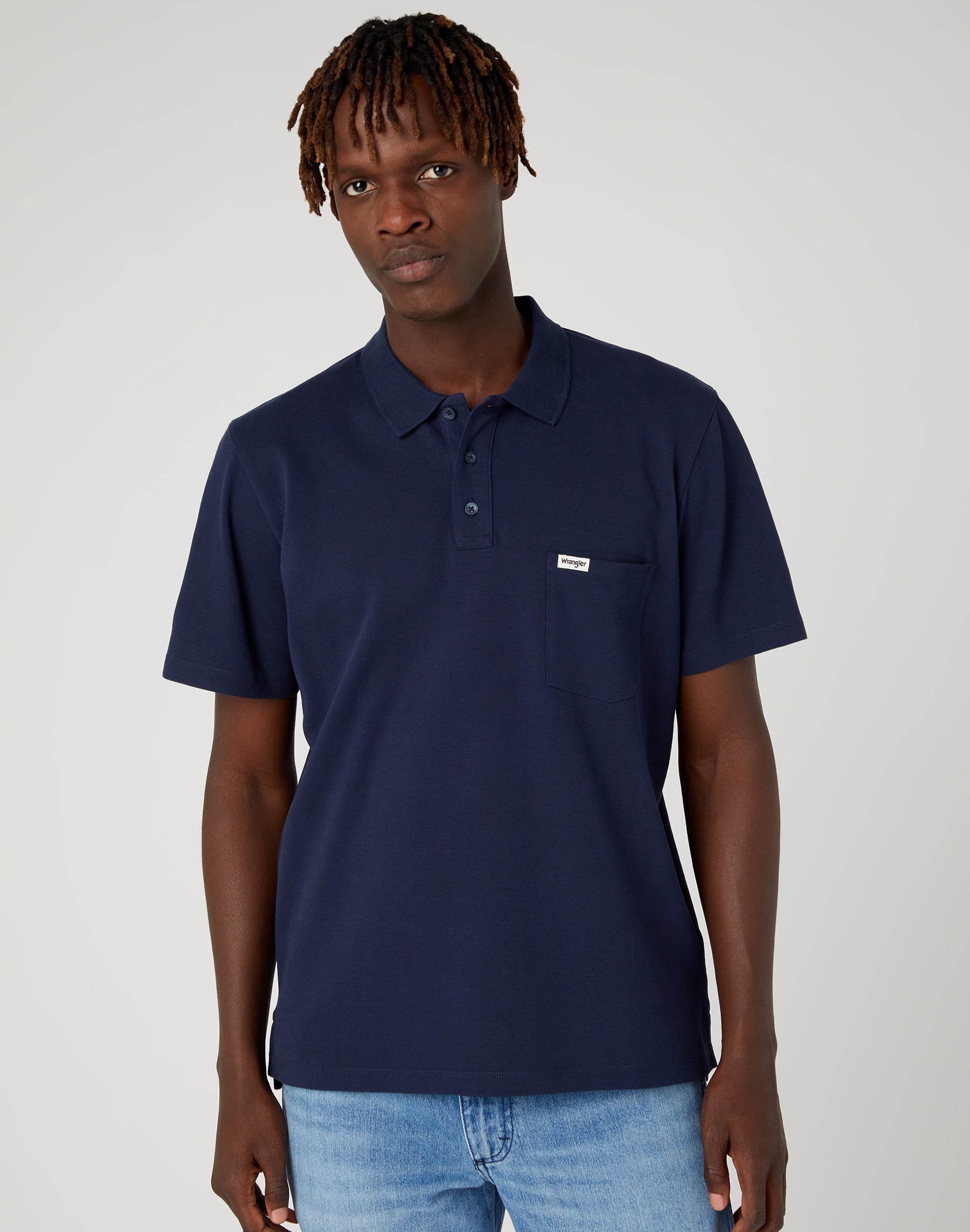 Polo shirt in navy polos Wrangler   