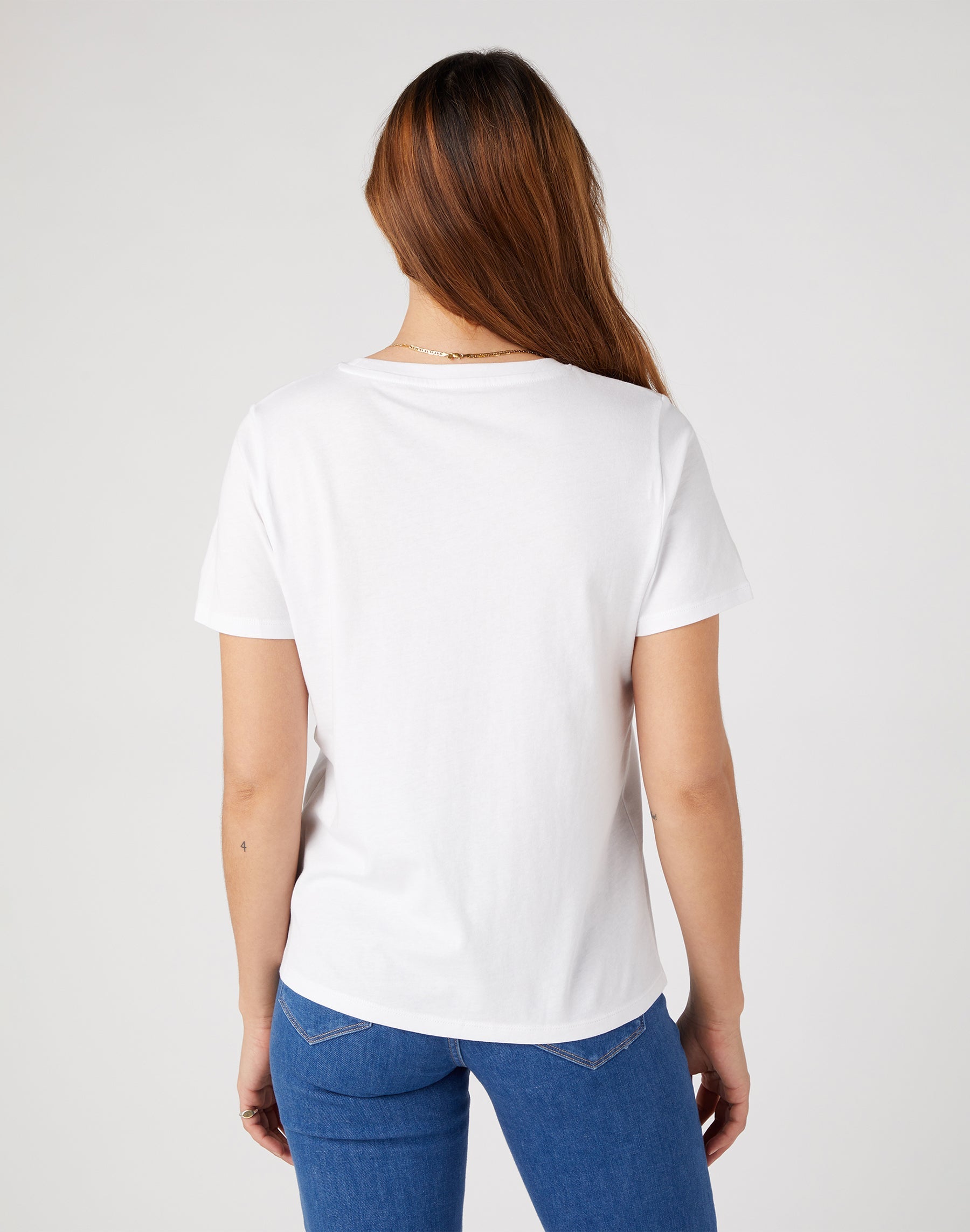 Regular Tee in True White T-Shirts Wrangler   