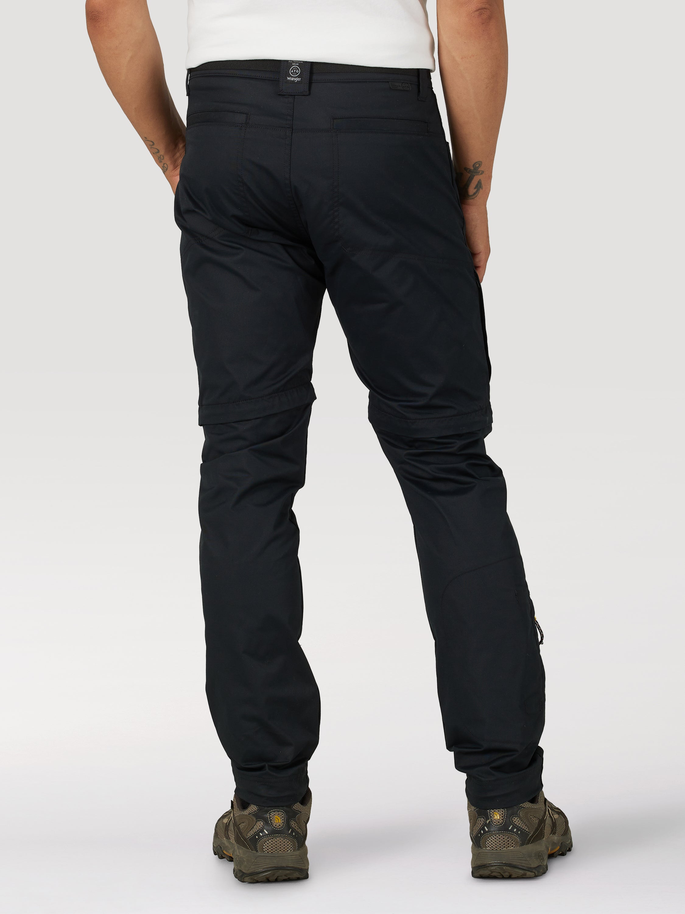 All Terrain Gear Packable Zipoff Cargo in Black Pants Wrangler   