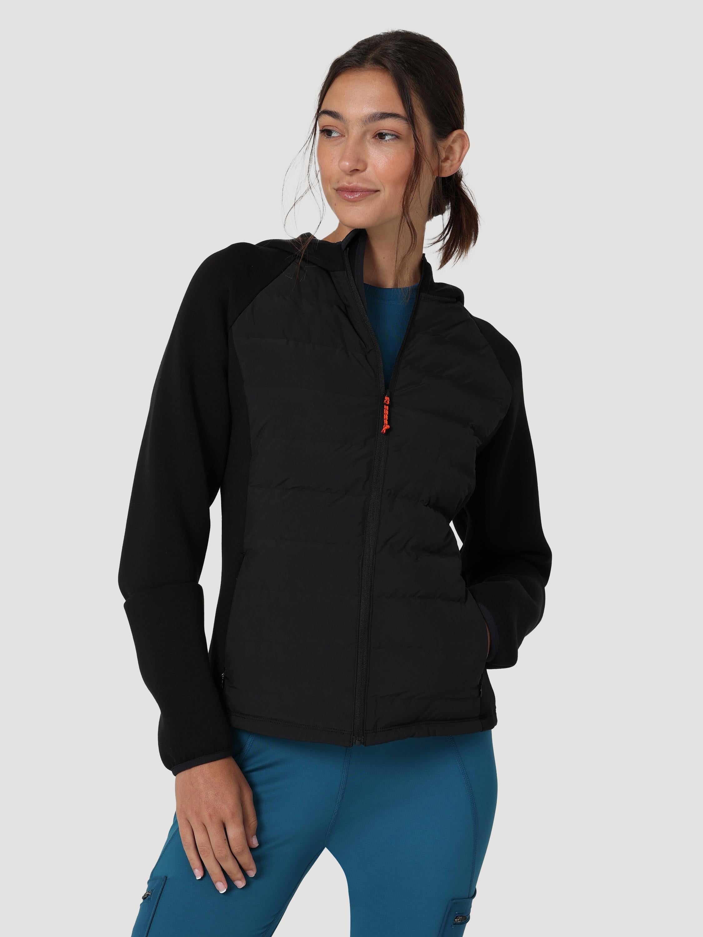 All Terrain Gear Athletic Hybrid Jacket in Real Black Jackets Wrangler   