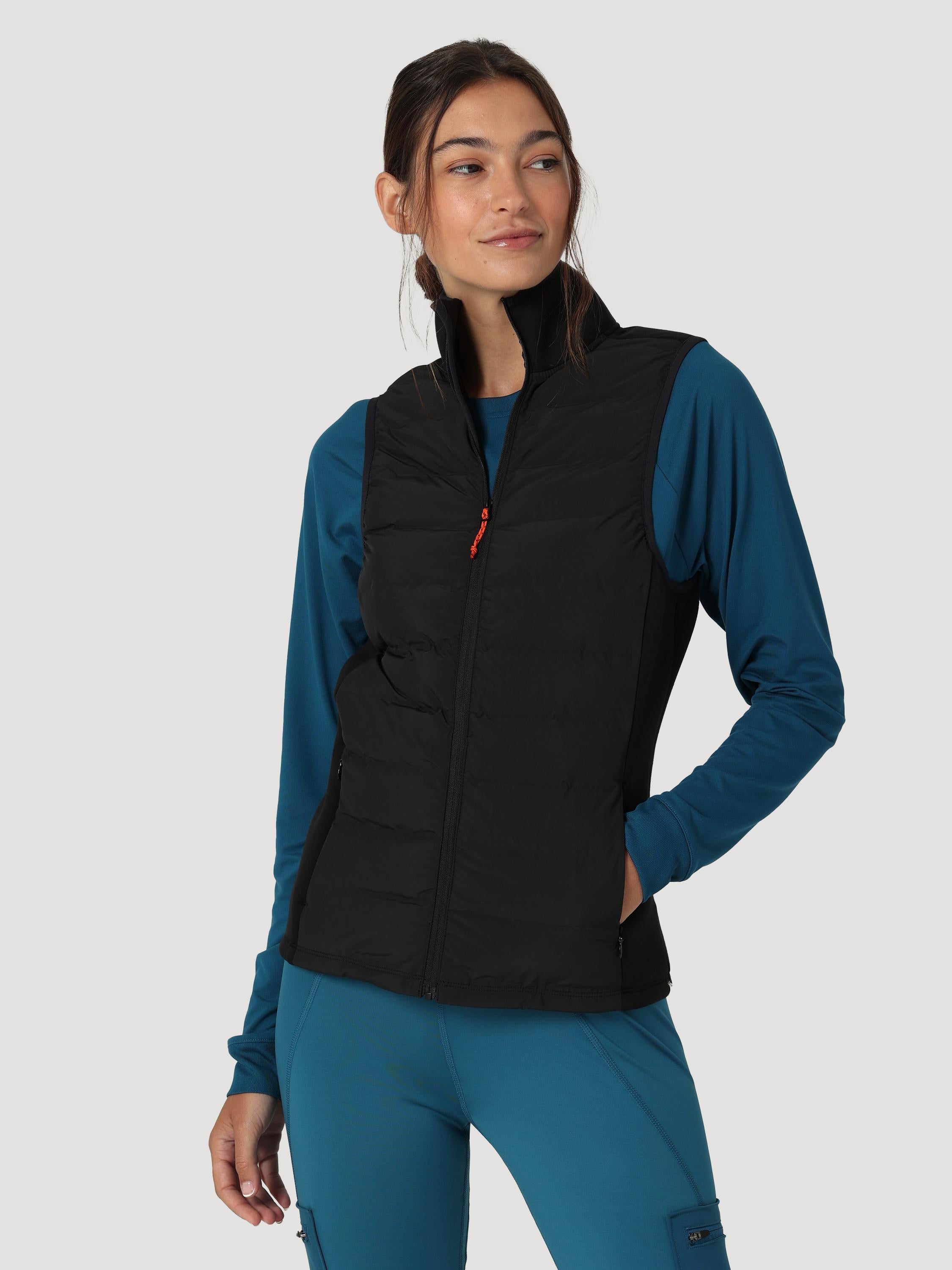 All Terrain Gear Athletic Hybrid Vest in Real Black Jackets Wrangler   