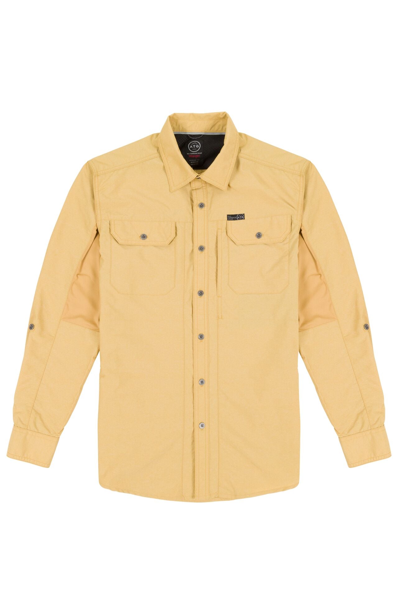 All Terrain Gear Mixed Material Shirt in Antelope Shirts Wrangler   