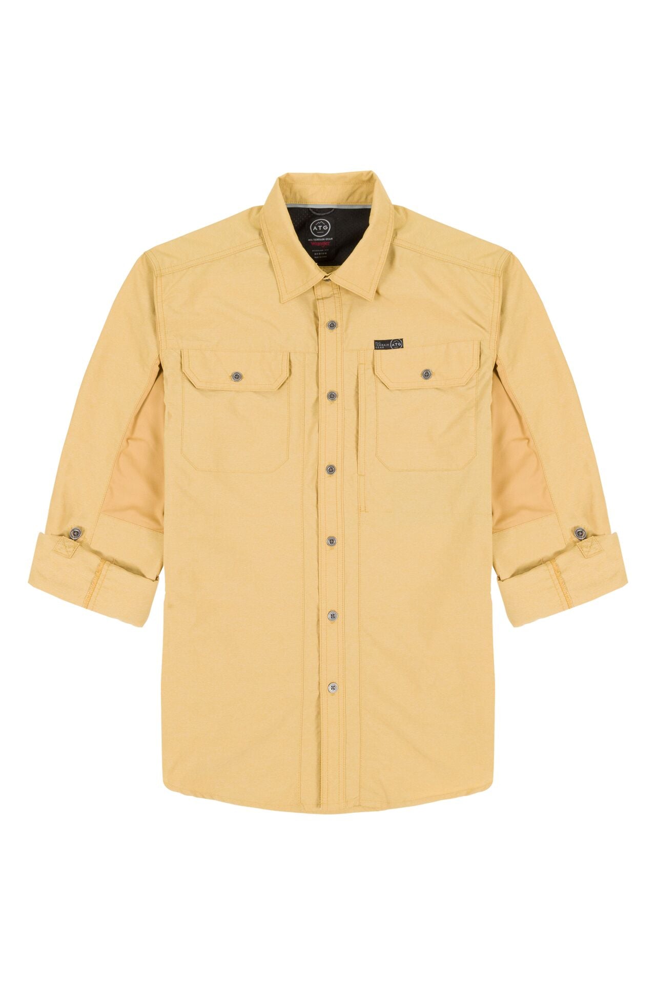 All Terrain Gear Mixed Material Shirt in Antelope Shirts Wrangler   