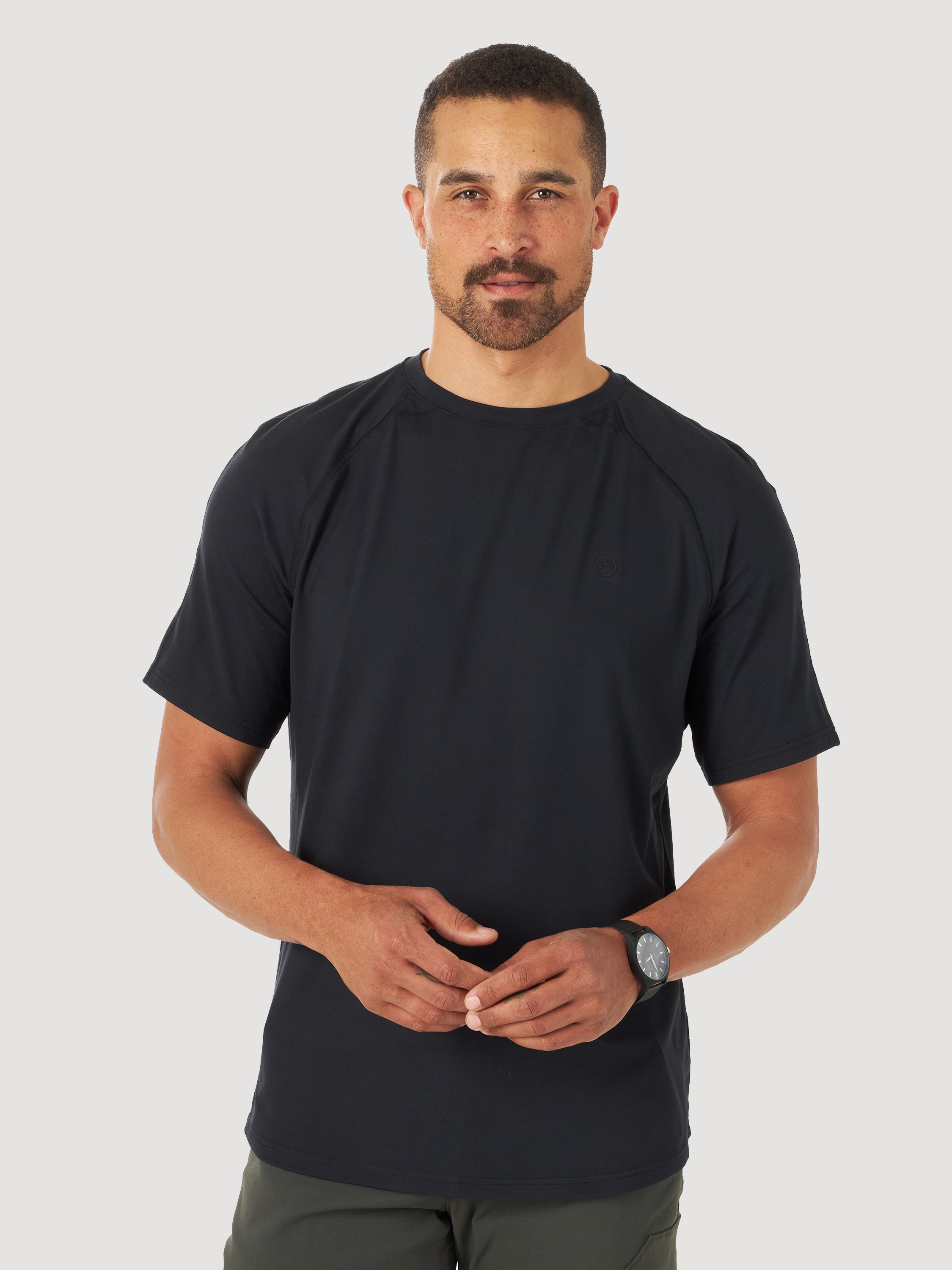 All Terrain Gear Short Sleeve Performance Tee in Black T-Shirts Wrangler   