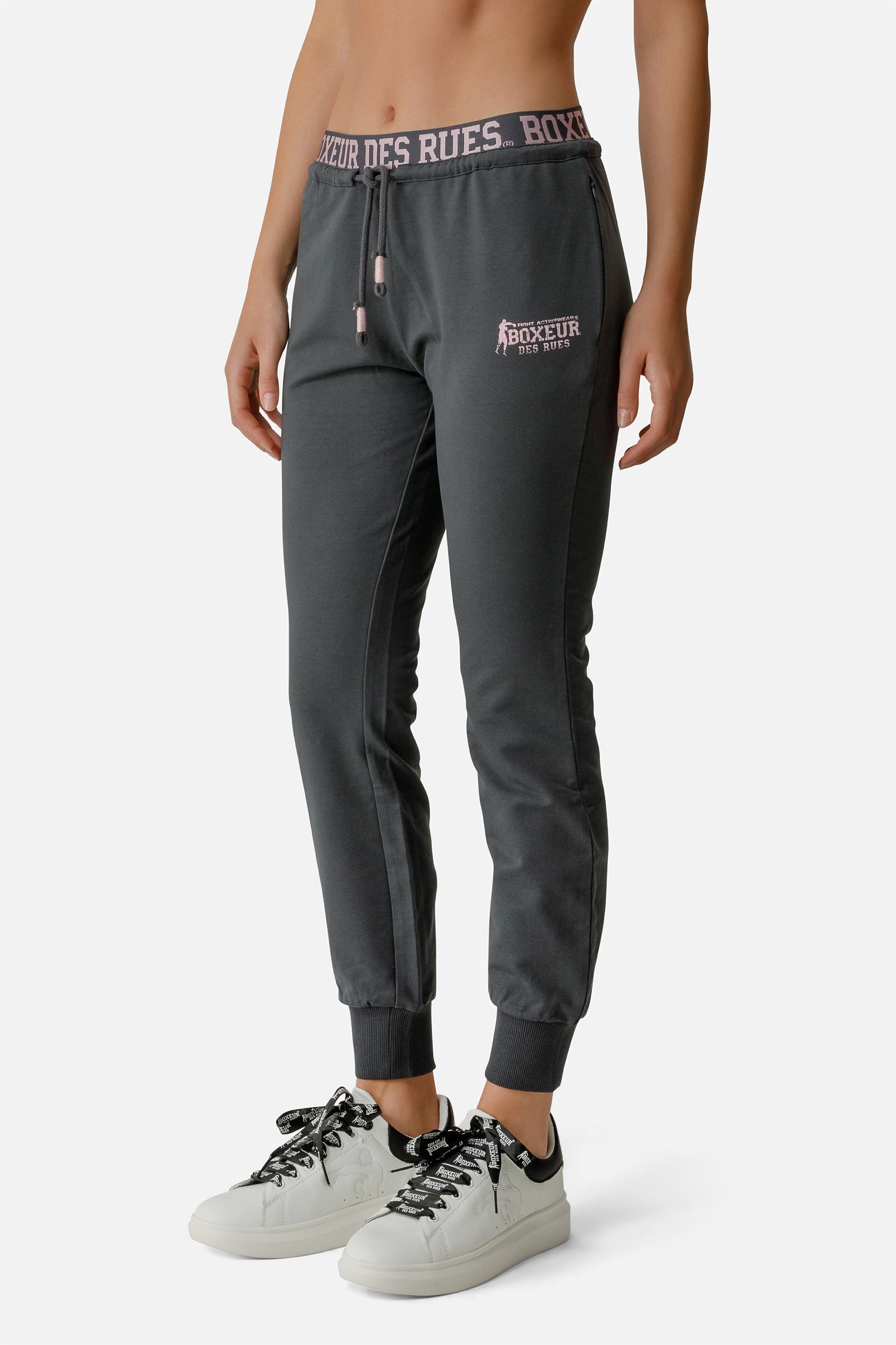 Logo Essential Pants in Anthracite Pants Boxeur des Rues   