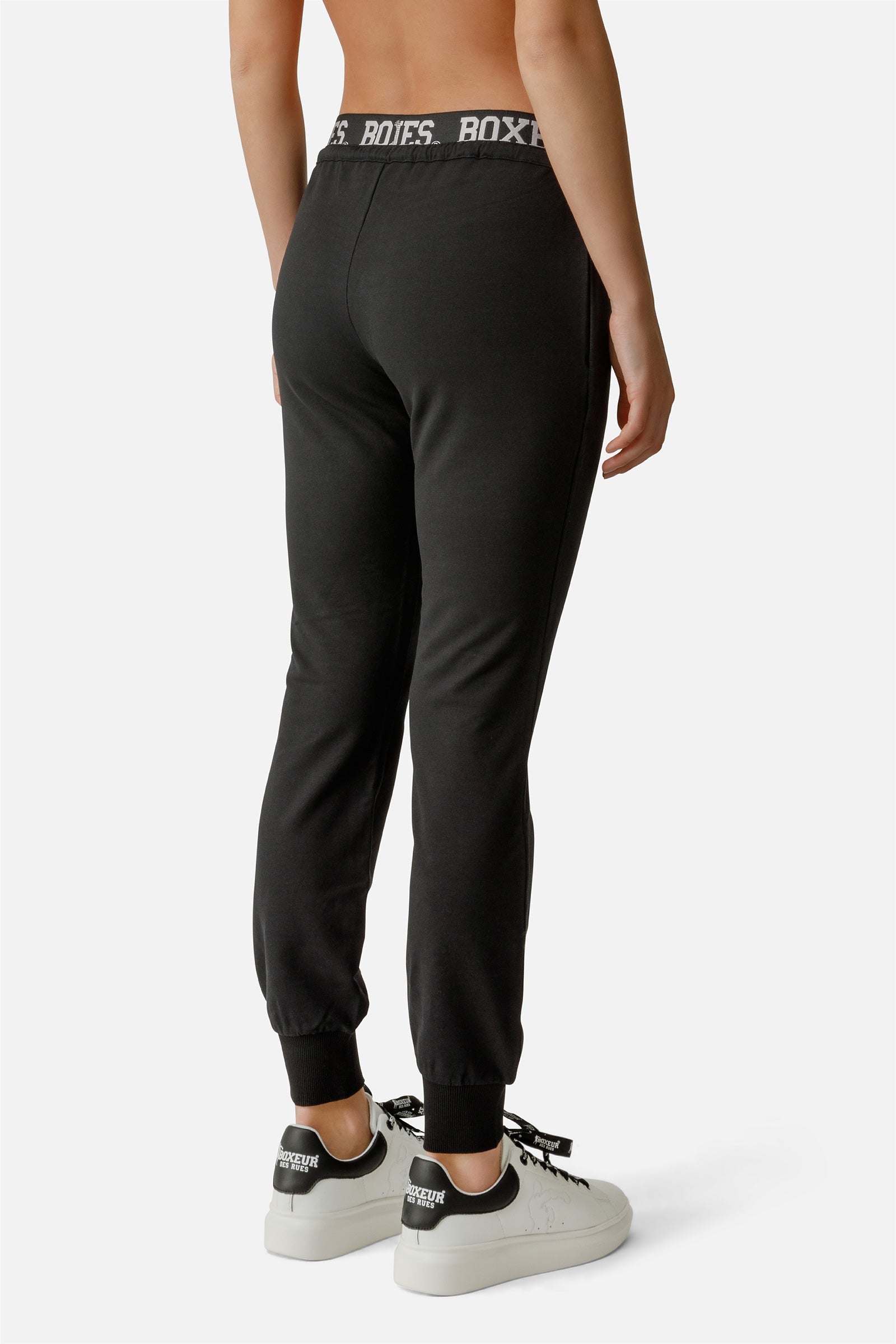 Logo Essential Pants in Black Pants Boxeur des Rues   