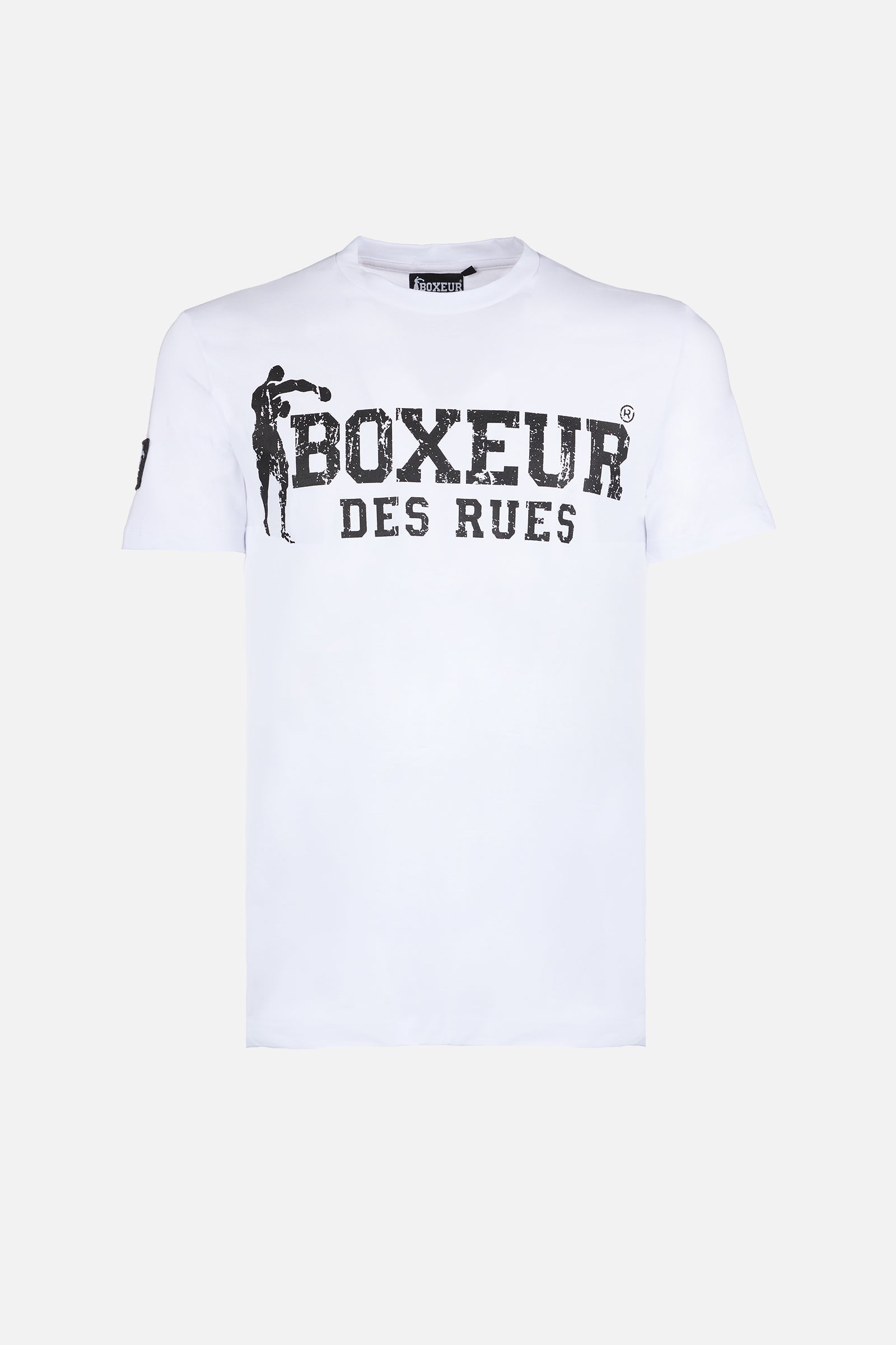 T-shirt Boxeur Street 2 in White-Black T-Shirts Boxeur des Rues   