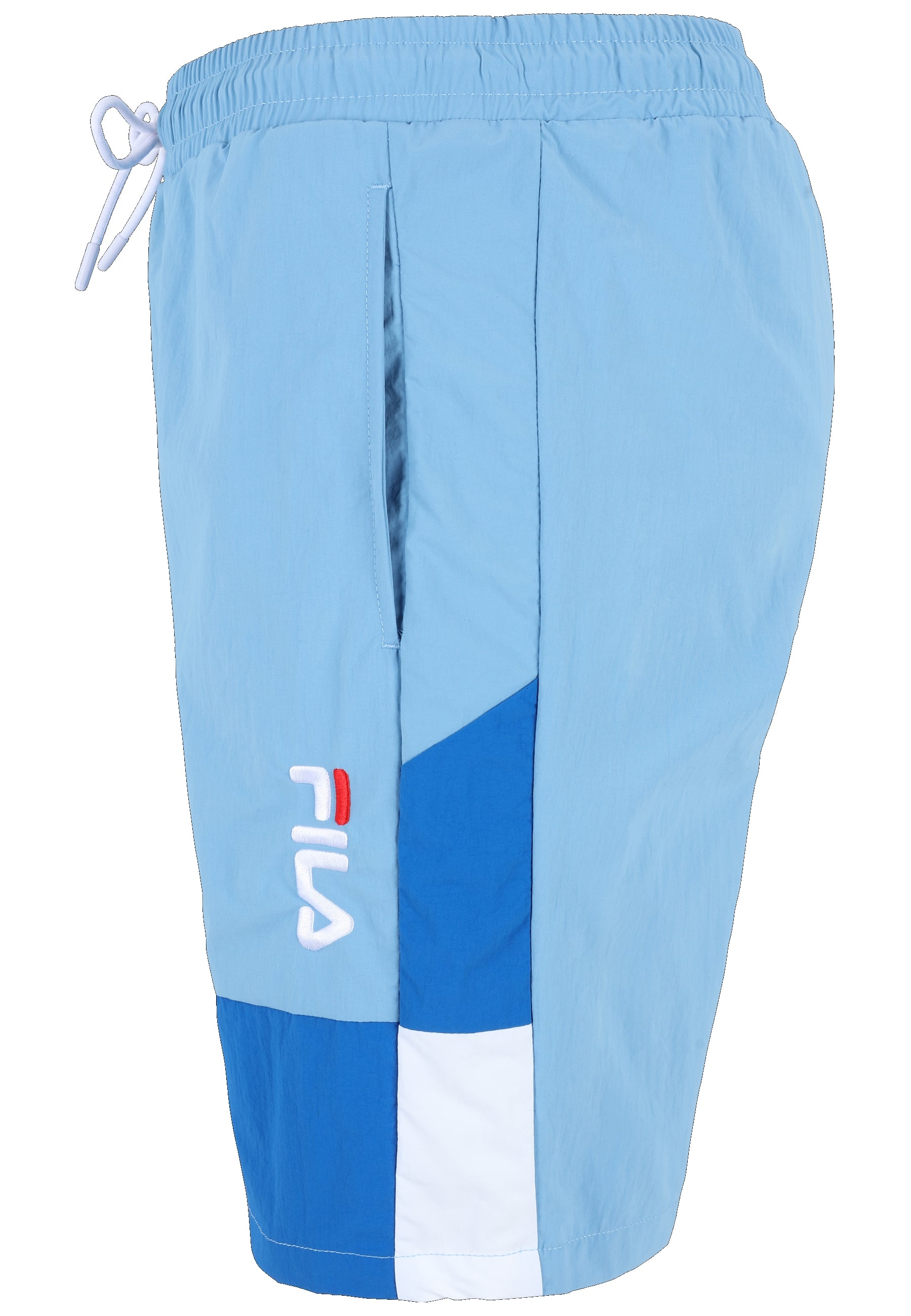 Sciacca Swim Shorts in Lichen Blue-Vallarta Blue-Bright White Swim Shorts Fila   