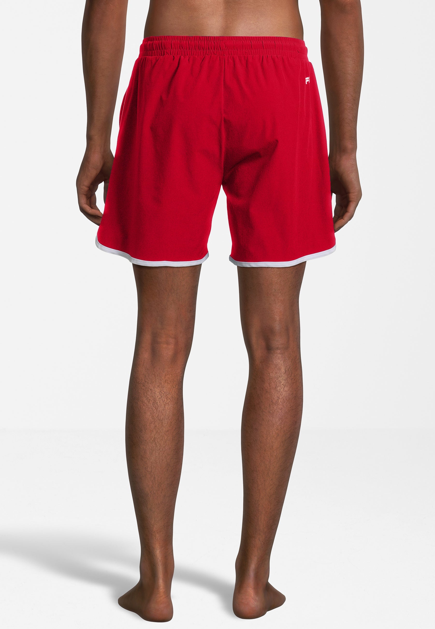 Scilla Beach Shorts in True Red Swim Trunks Fila   