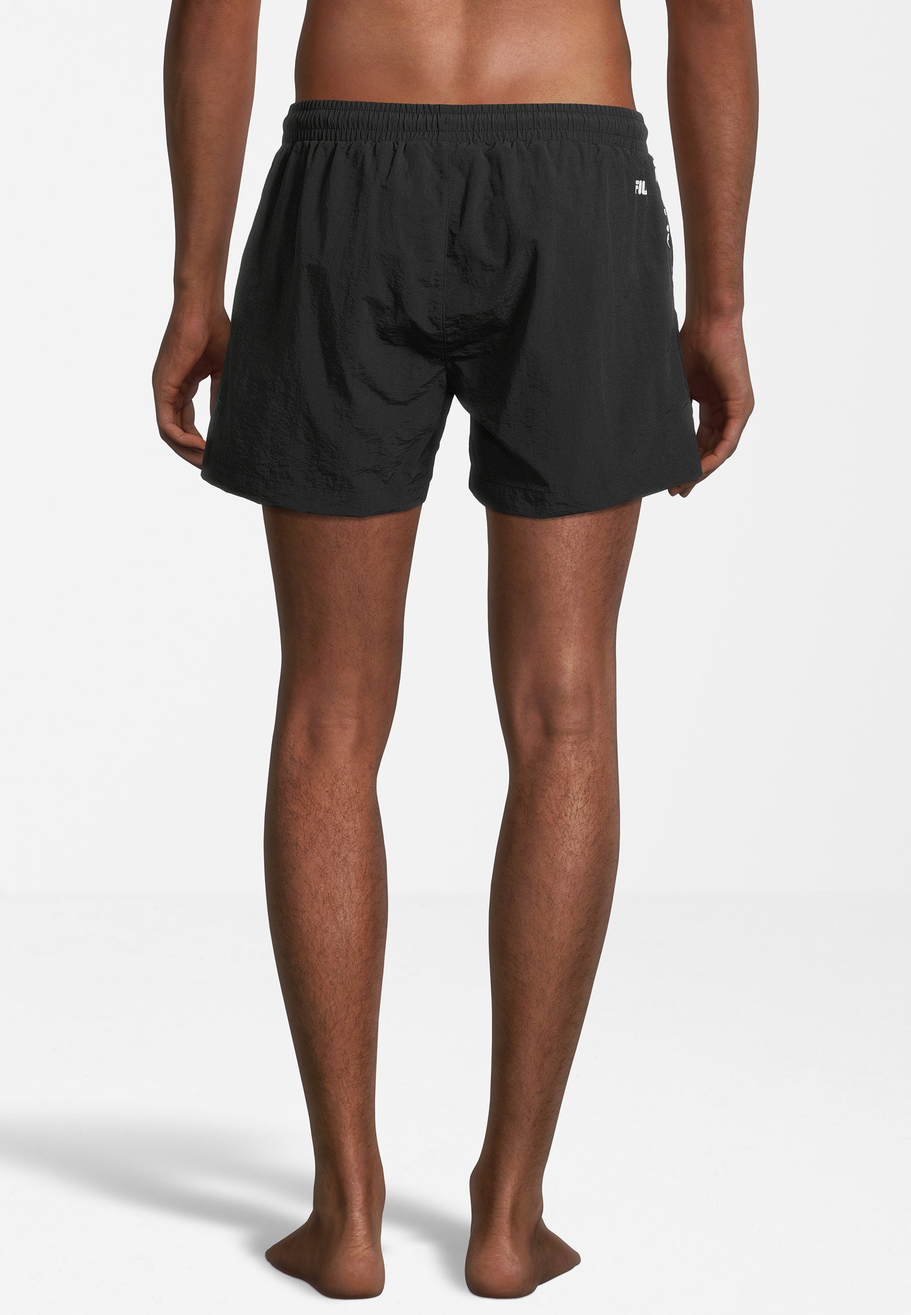 Segrate Beach Shorts in Black Swim Trunks Fila   