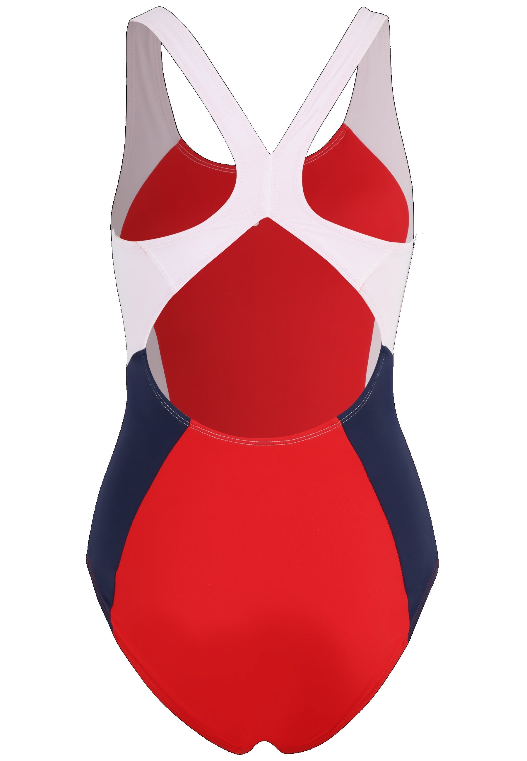 Sanya Swimsuit in True Red-Bright White-Medieval Blue Swimsuits Fila   