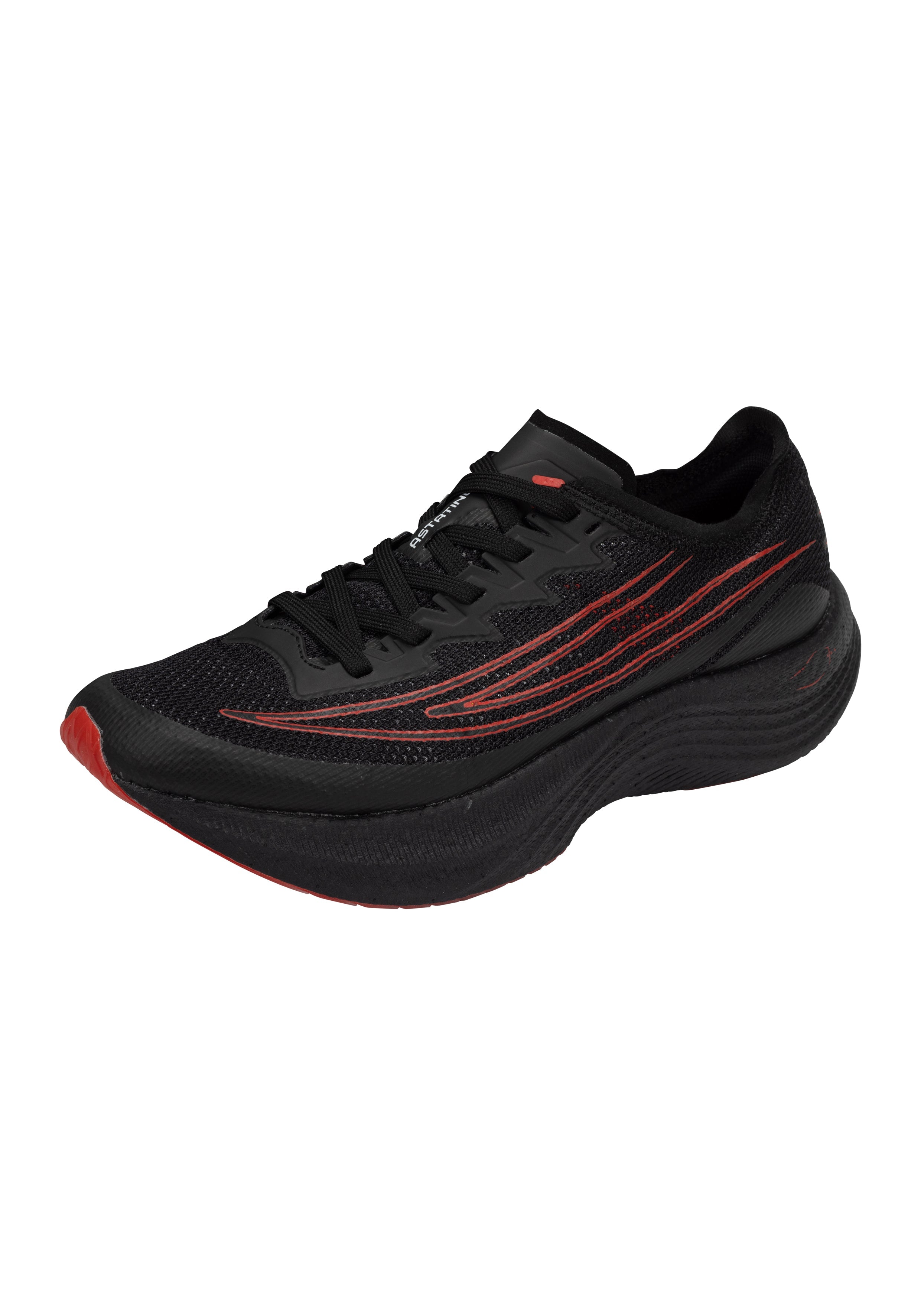 Astatine in Black-Phantom running shoes Fila   