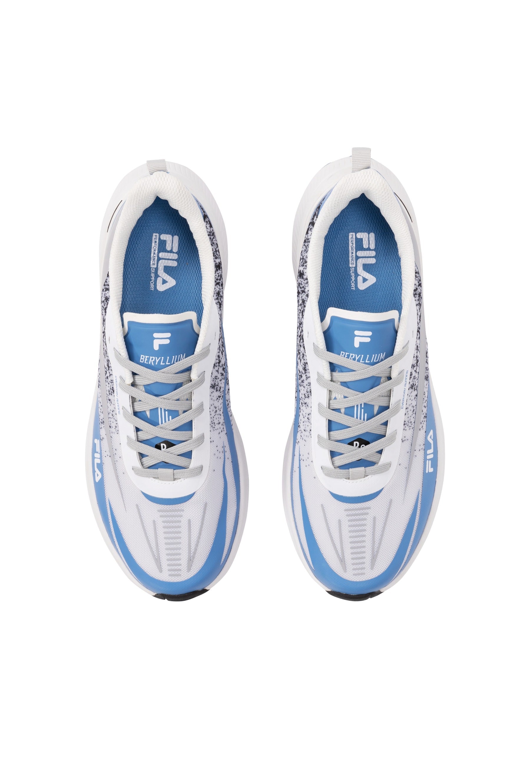 Beryllium in White-Lichen Blue Running Shoes Fila   