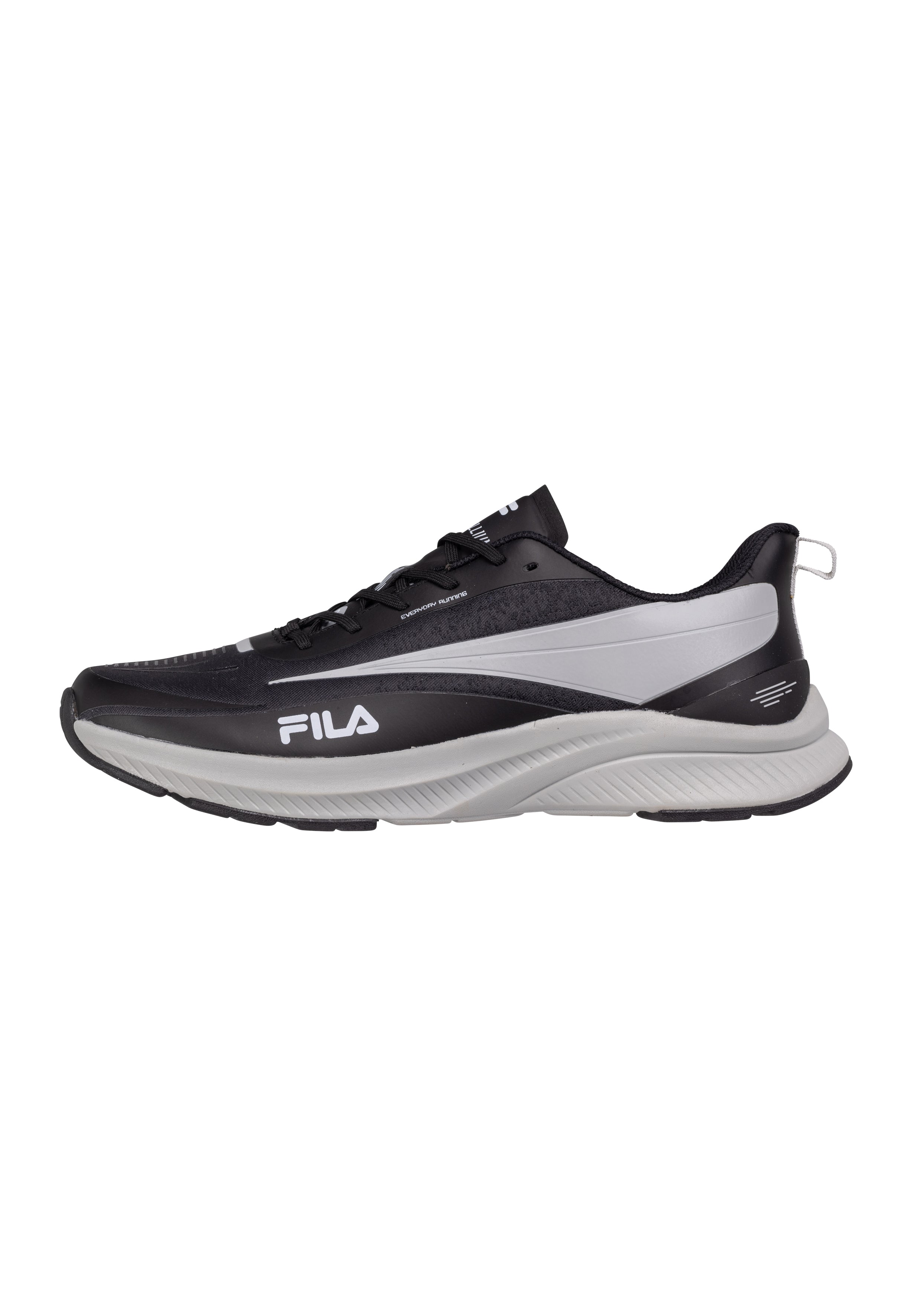 Beryllium in Black-Gray Violet Running Shoes Fila   