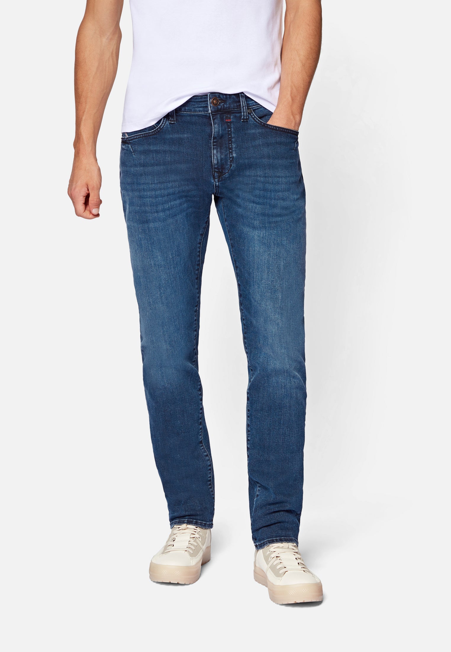 Yves in Ink Brushed Ultra Move Jeans Mavi   