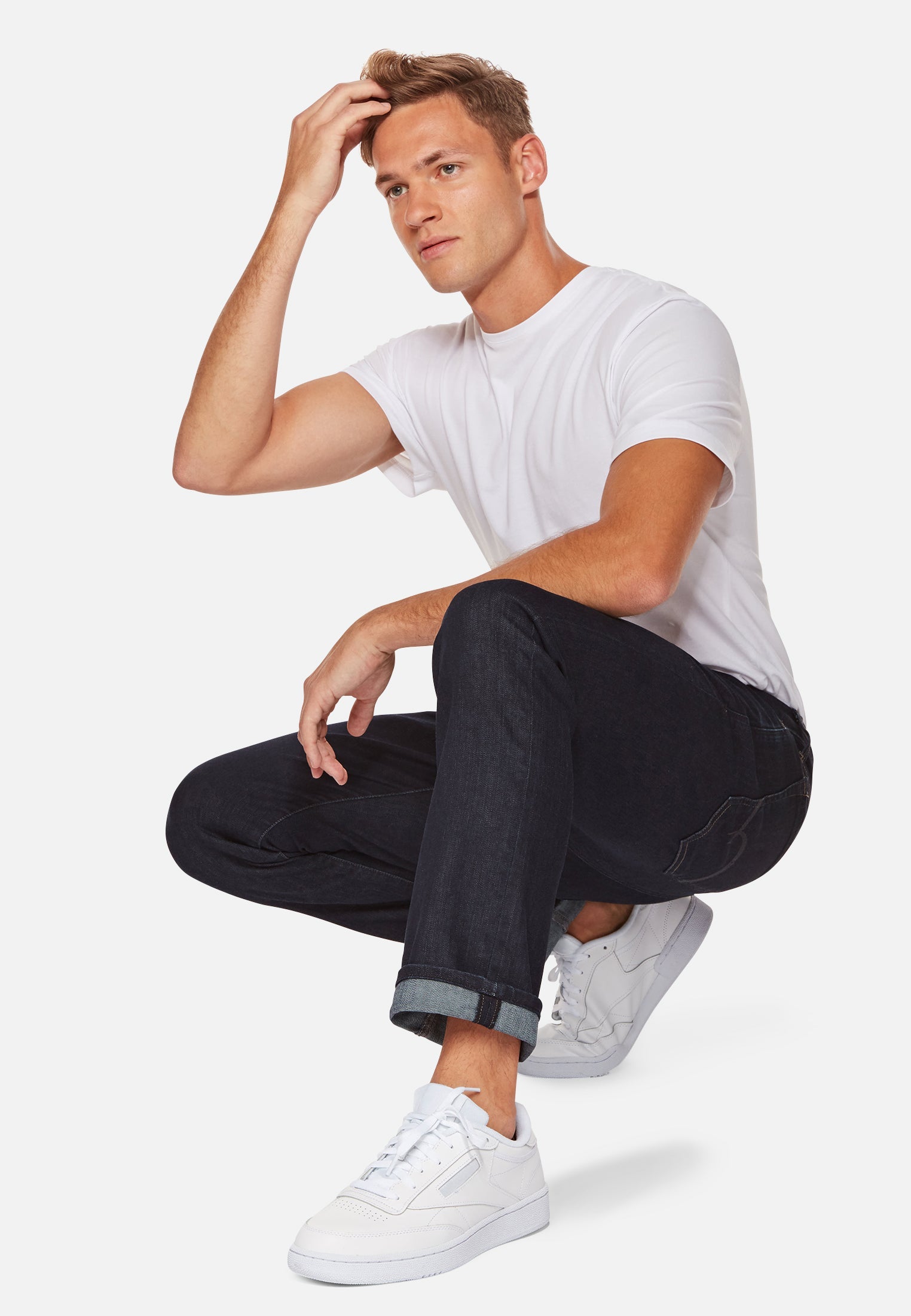 Marcus in Rinse Comfort Jeans Mavi   