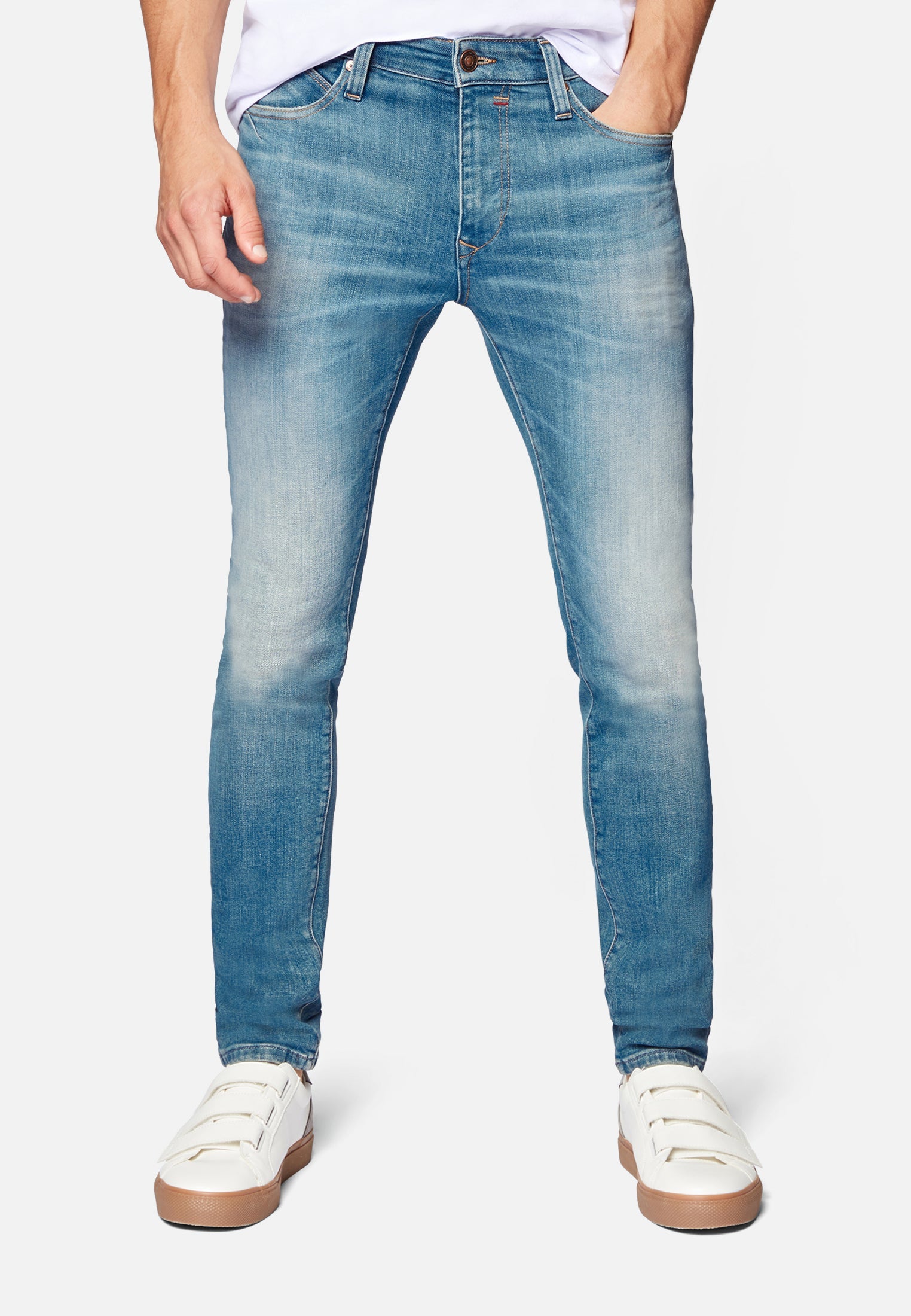 James Ash Blue Ultra Move Jeans Mavi   