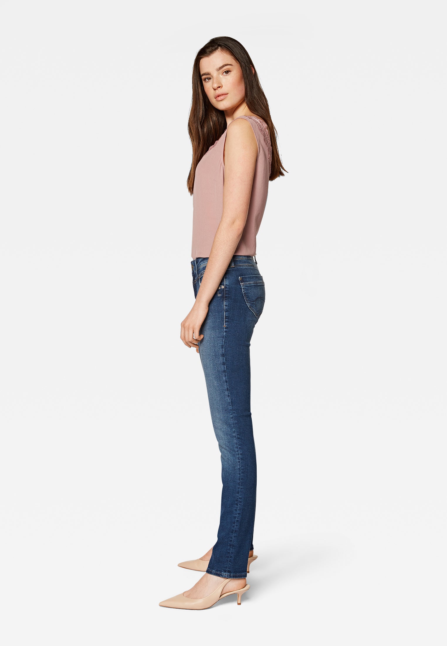 Sophie in Deep Memory Fit Jeans Mavi   